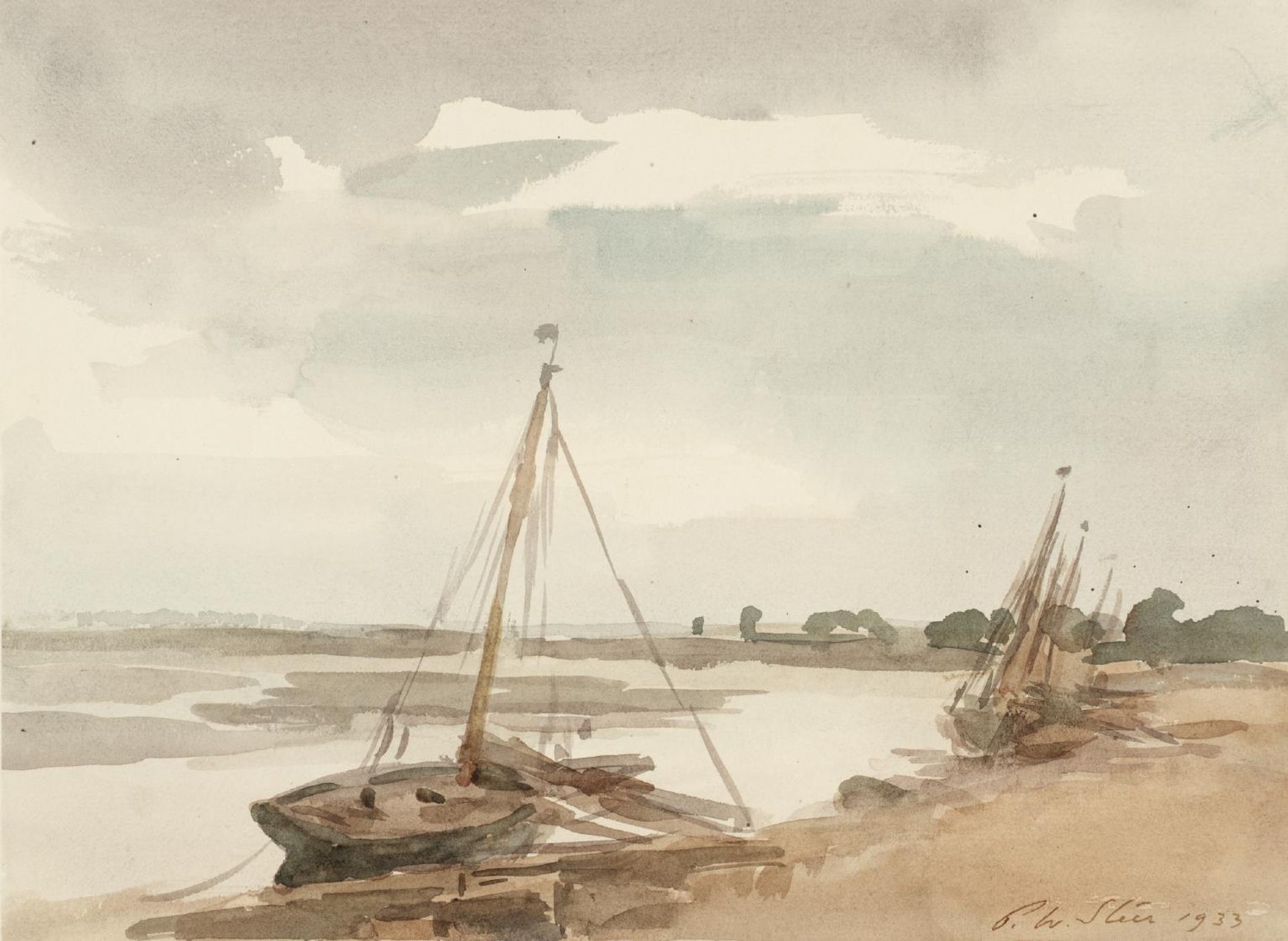 On the River Blackwater, Maldon by  Philip Wilson Steer