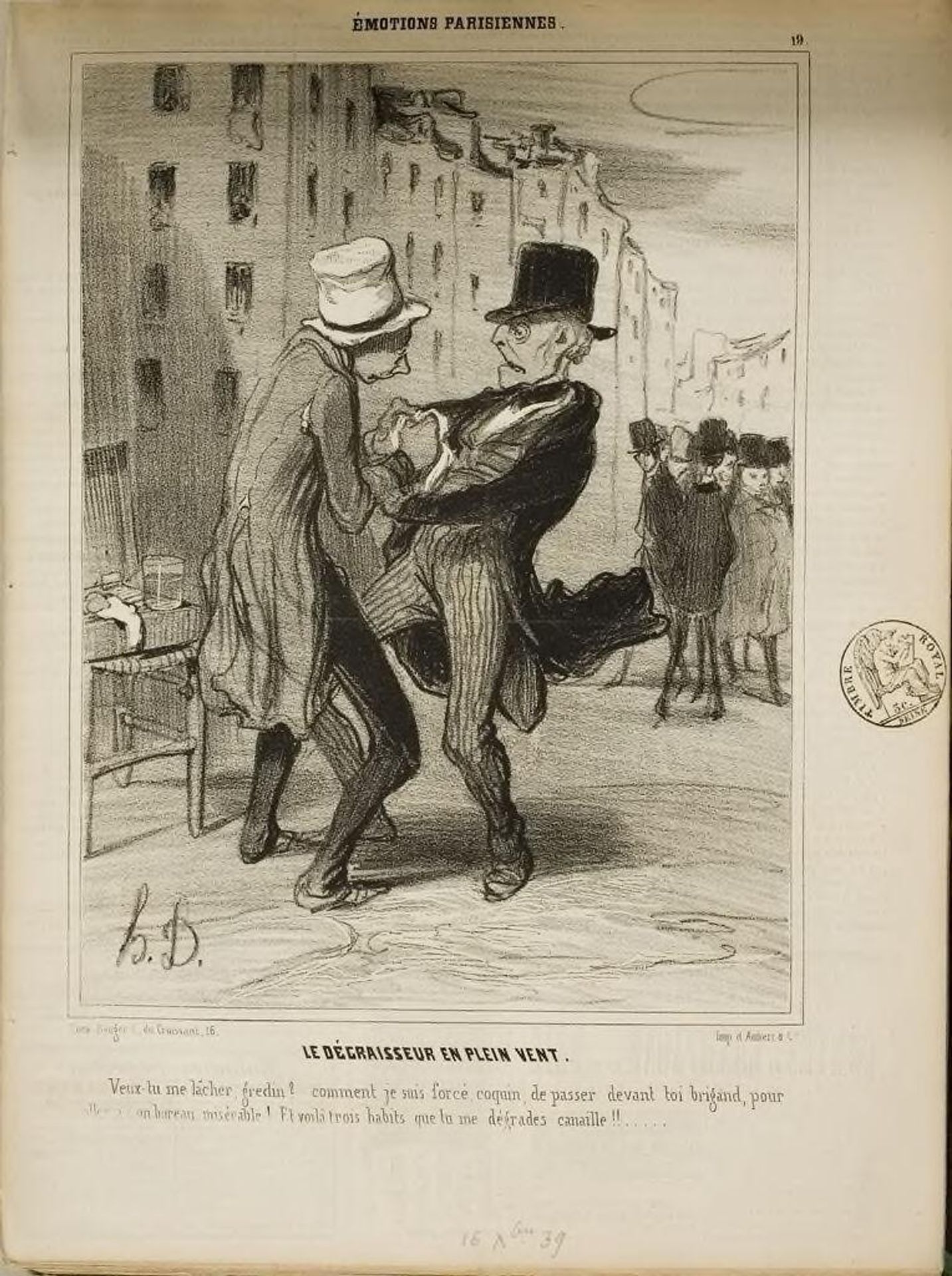 The Launderer in the Open Air by Honoré Daumier
