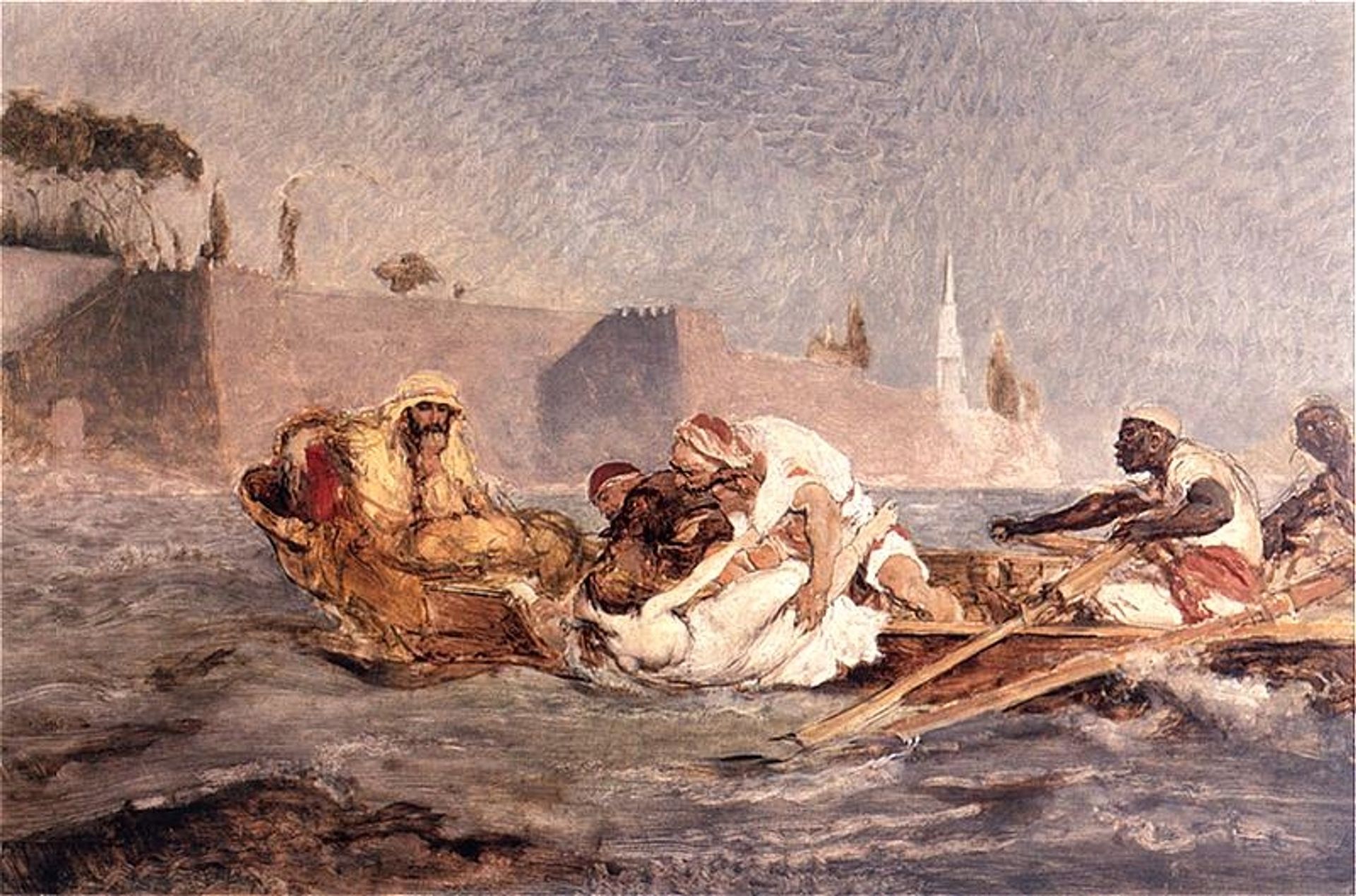 Drowned in Bosphorus by Jan Matejko