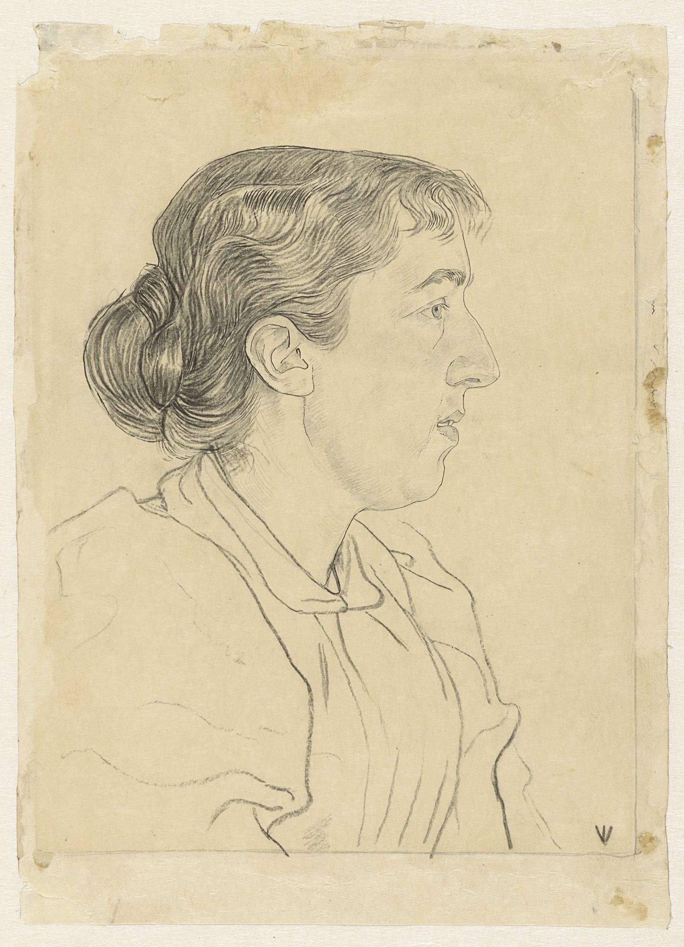Portret van Helène Lapidoth-Swarth by Jan Veth