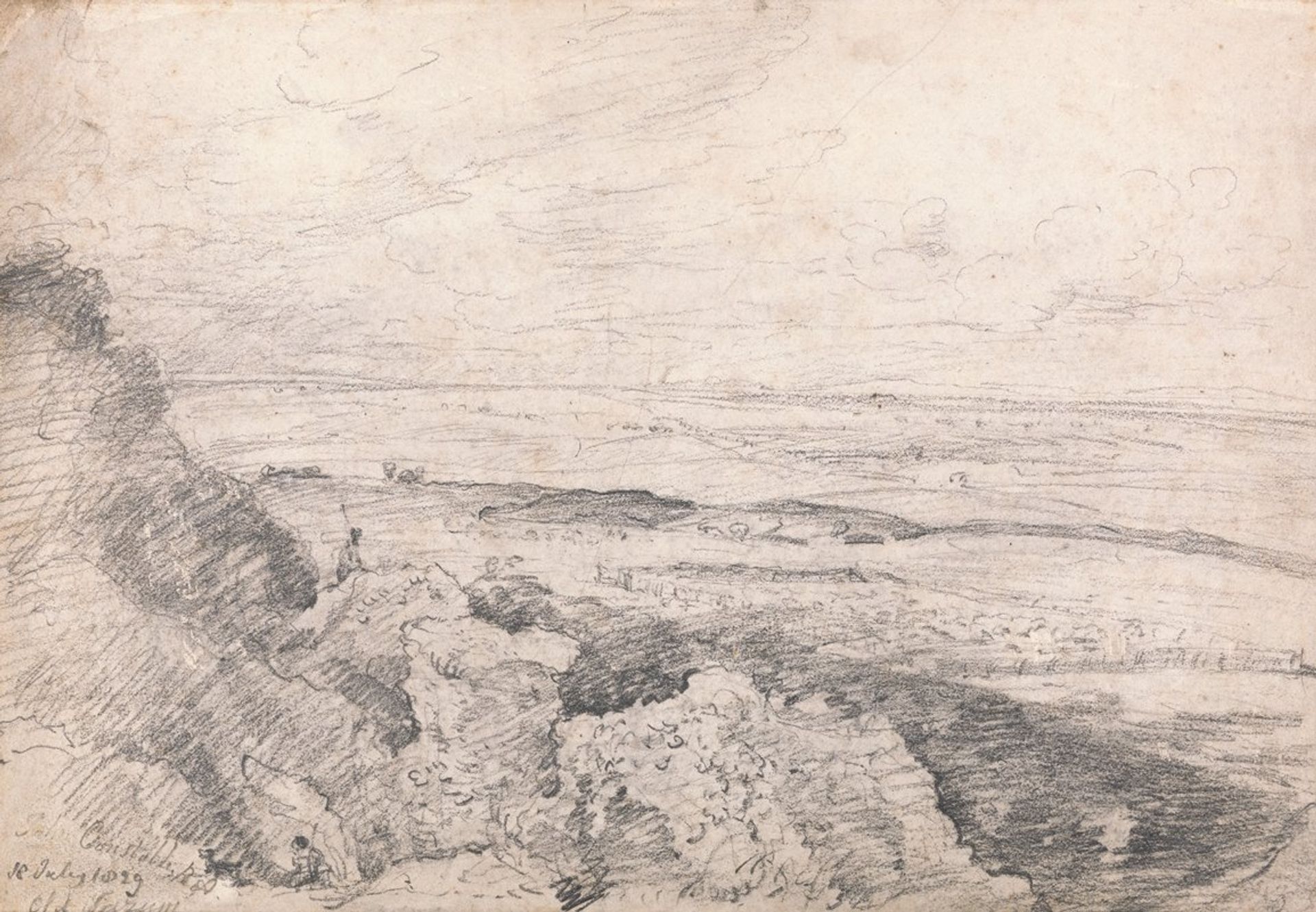 View from Old Sarum by John Constable