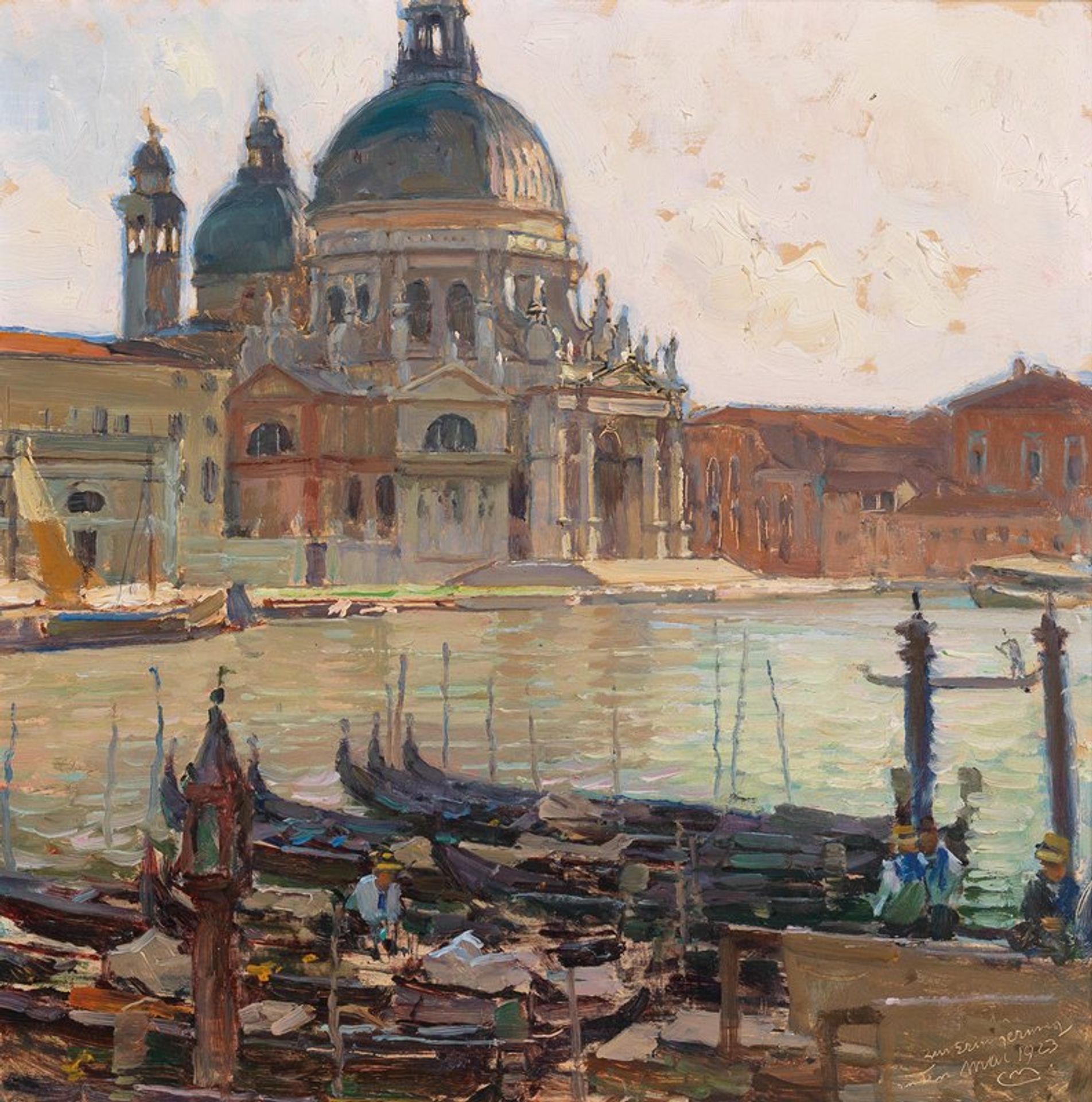 Santa Maria della Salute, Venice, by Carl Moll