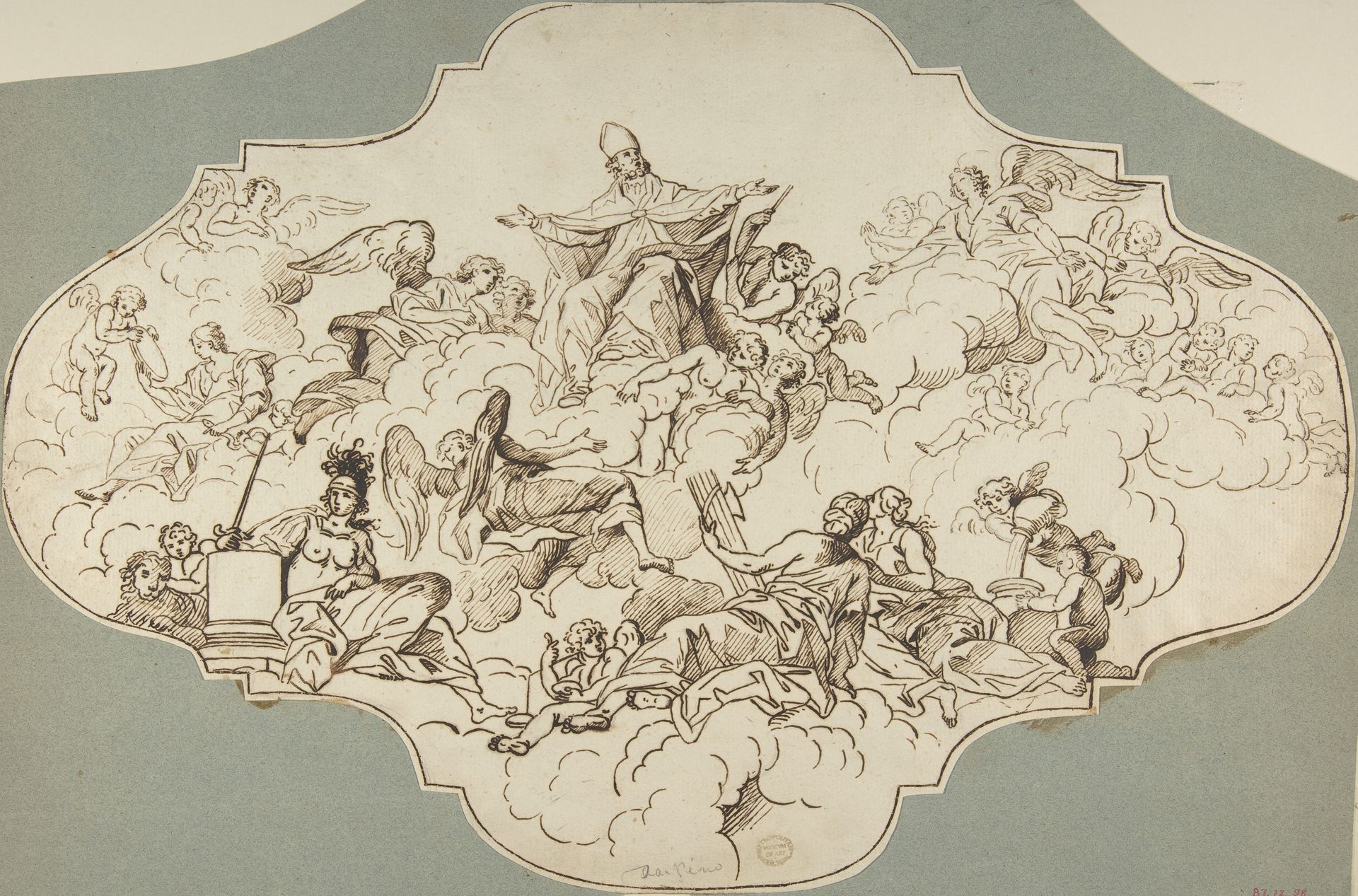 Study for a Ceiling Panel by Anonymous