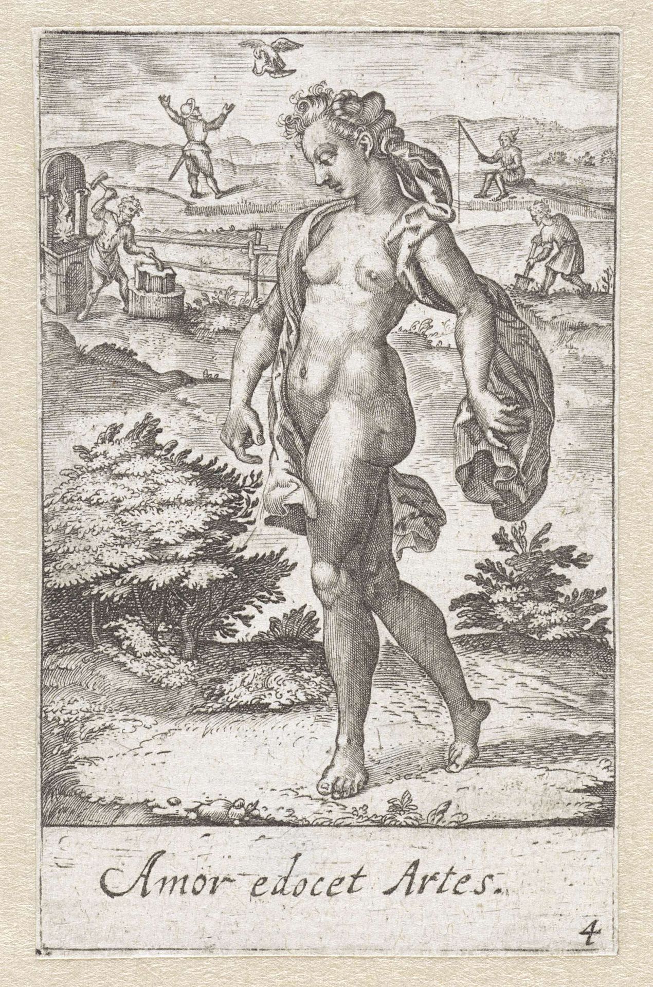 Venus als Lust by Wierix