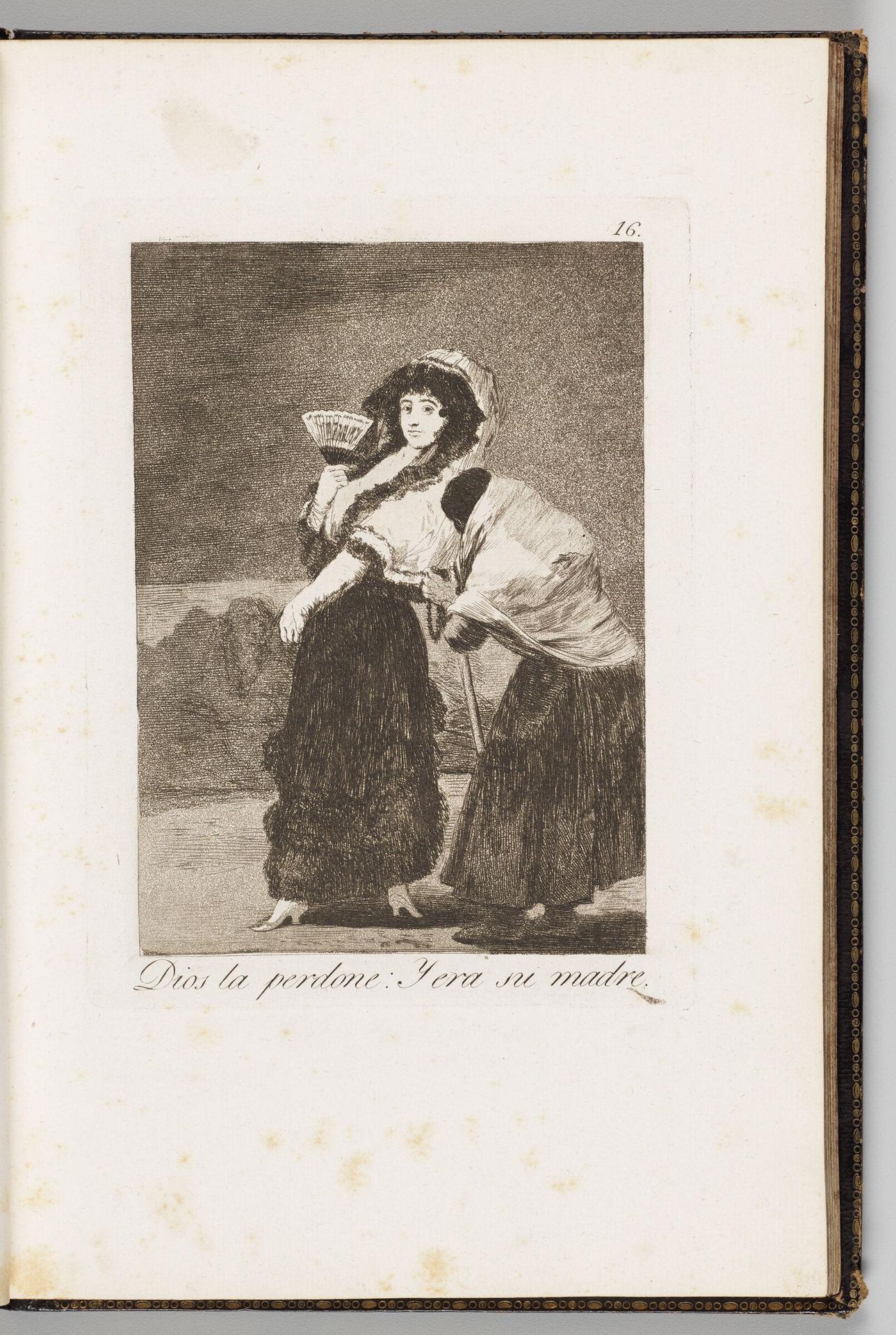 God Forgive Her: It's Her Own Mother. by Francisco JosÃ© de Goya y Lucientes