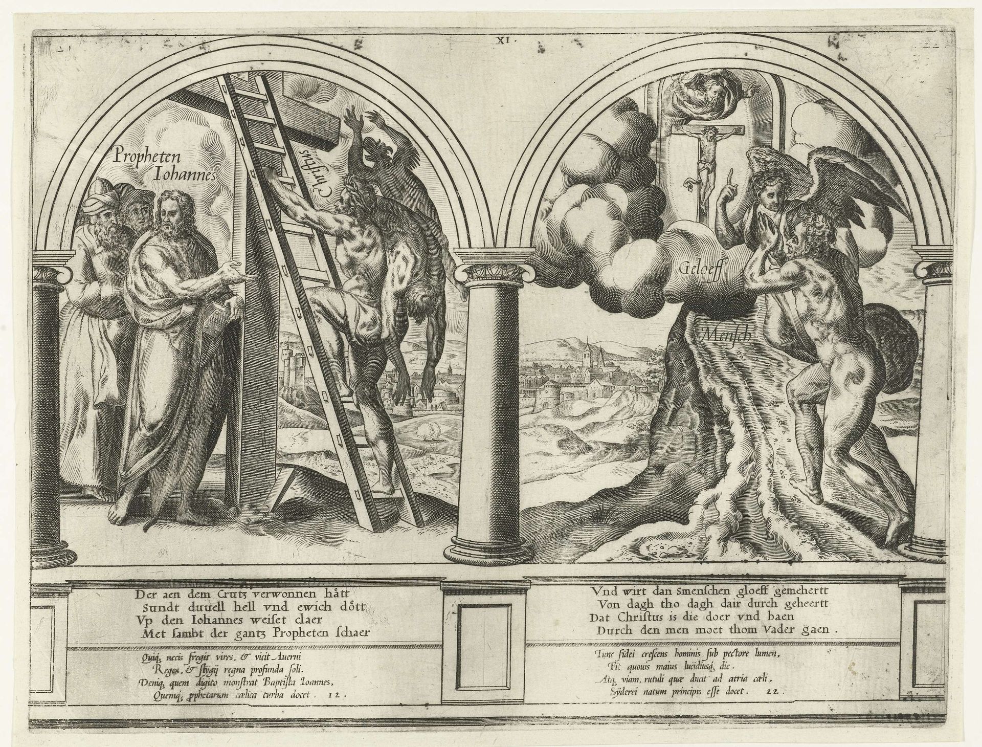 Overwinning van Christus op de Dood en de Mens door het Geloof de weg gewezen by Frans Huys
