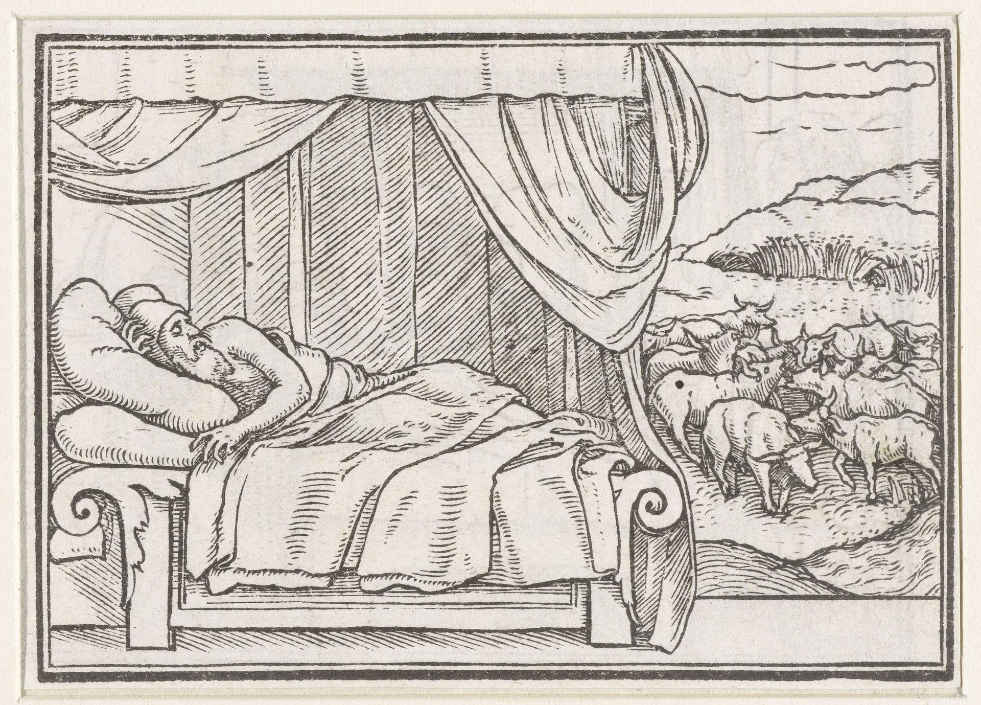 Droom van Farao by Hans (II) Holbein
