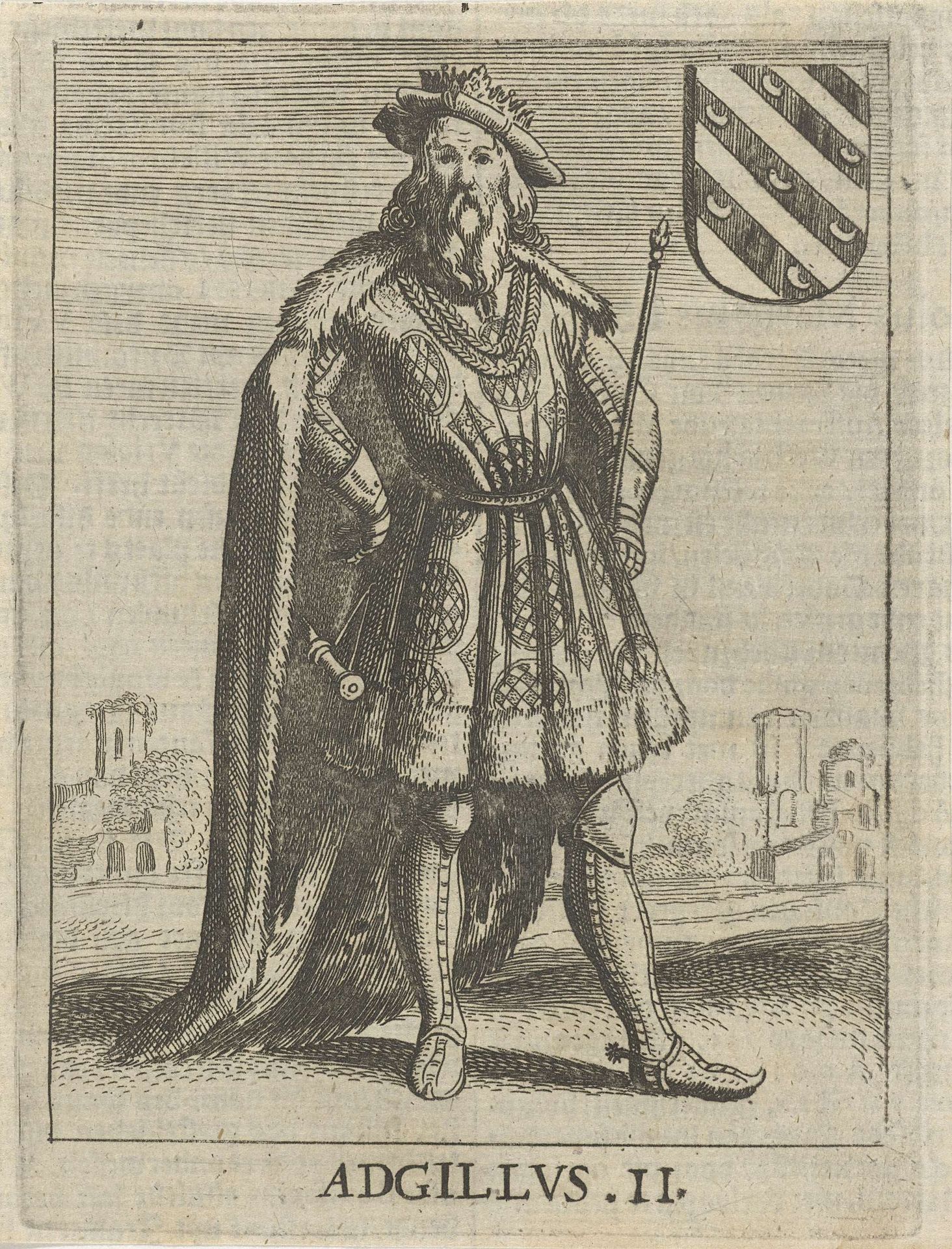 Adgillis II, zevende koning der Friezen by Pieter Feddes van Harlingen
