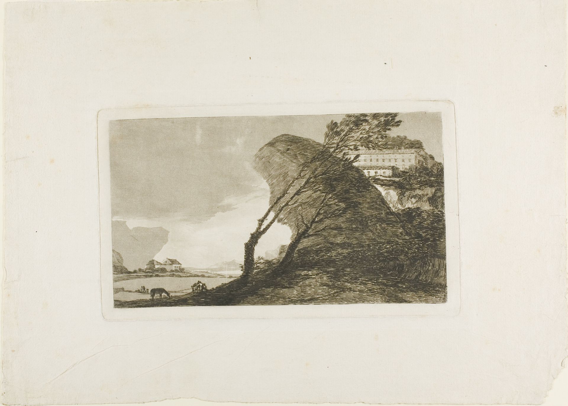 The Big Rock by Francisco de Goya