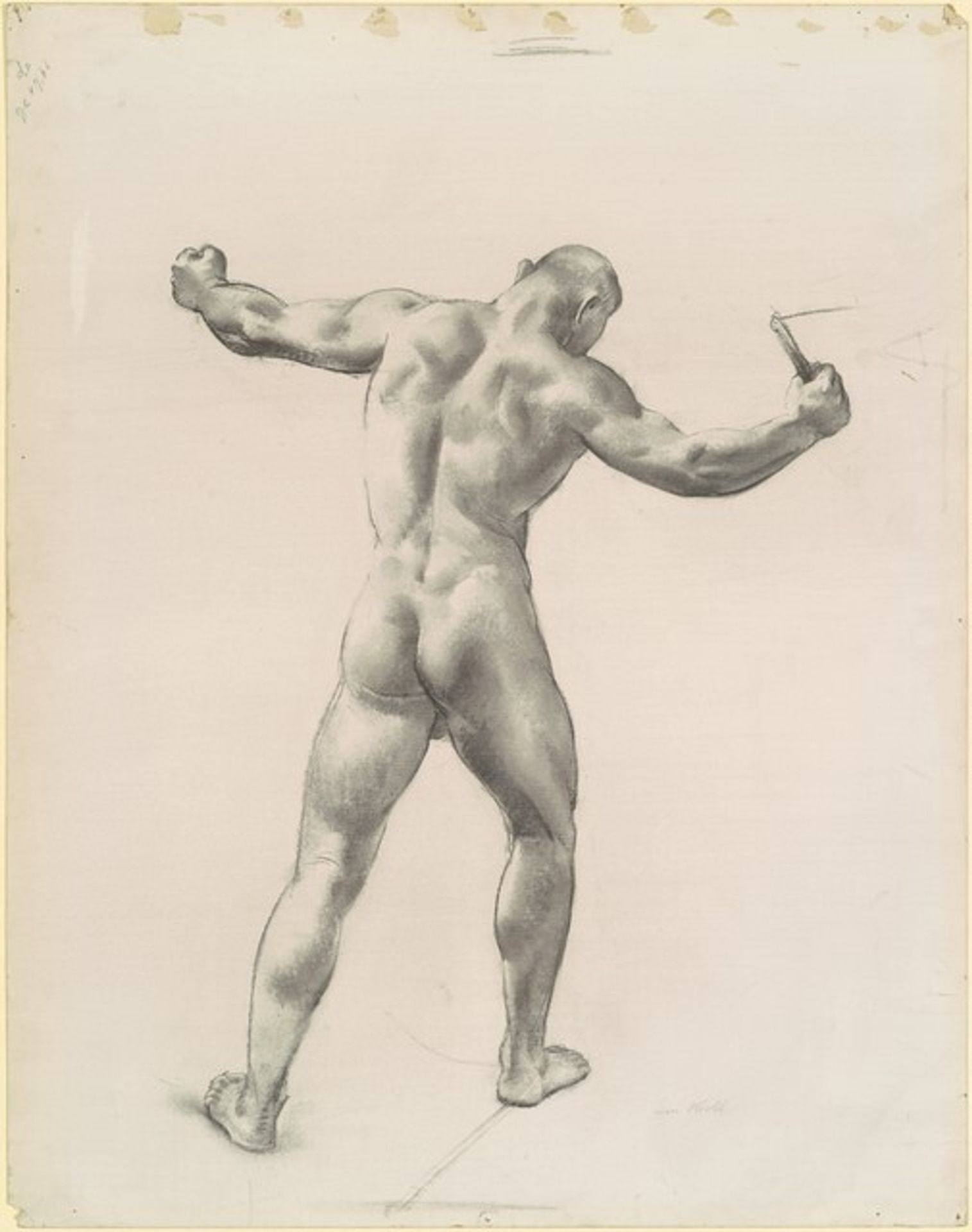 Study for "Justice Defeated" by Leon Kroll