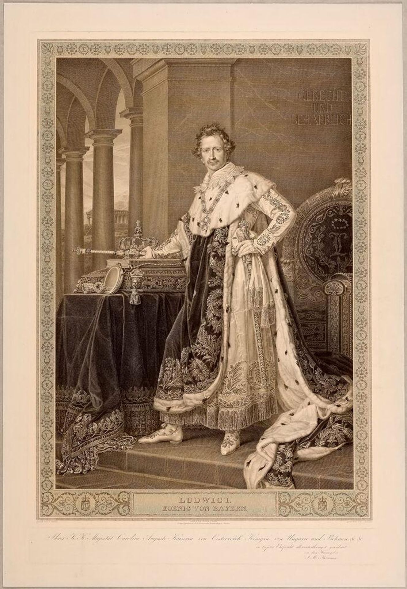 King Ludwig of Bavaria by Albrecht Christoph Reindel