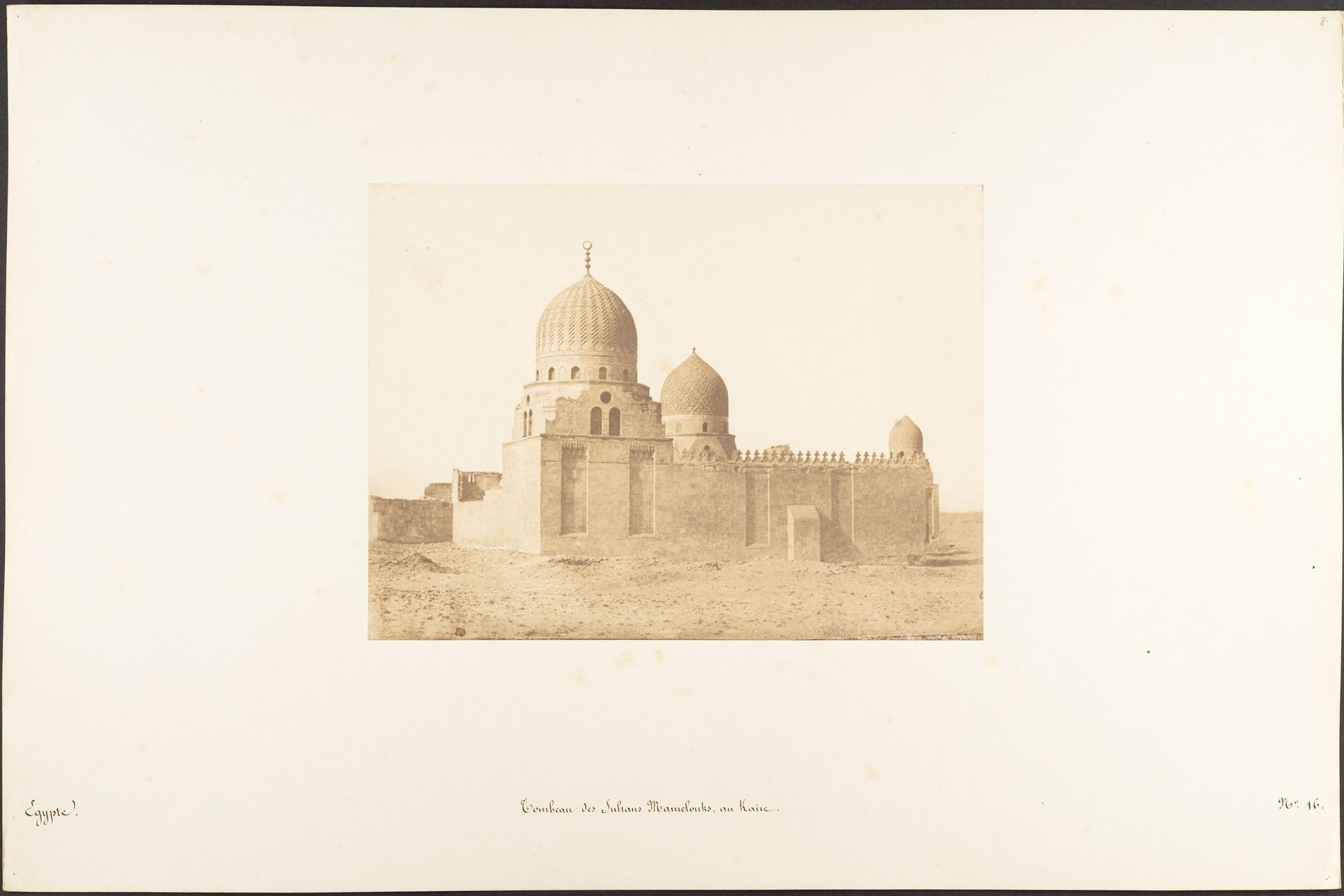 Tombeau des Sultans Mamelouks, au Kaire by Maxime Du Camp