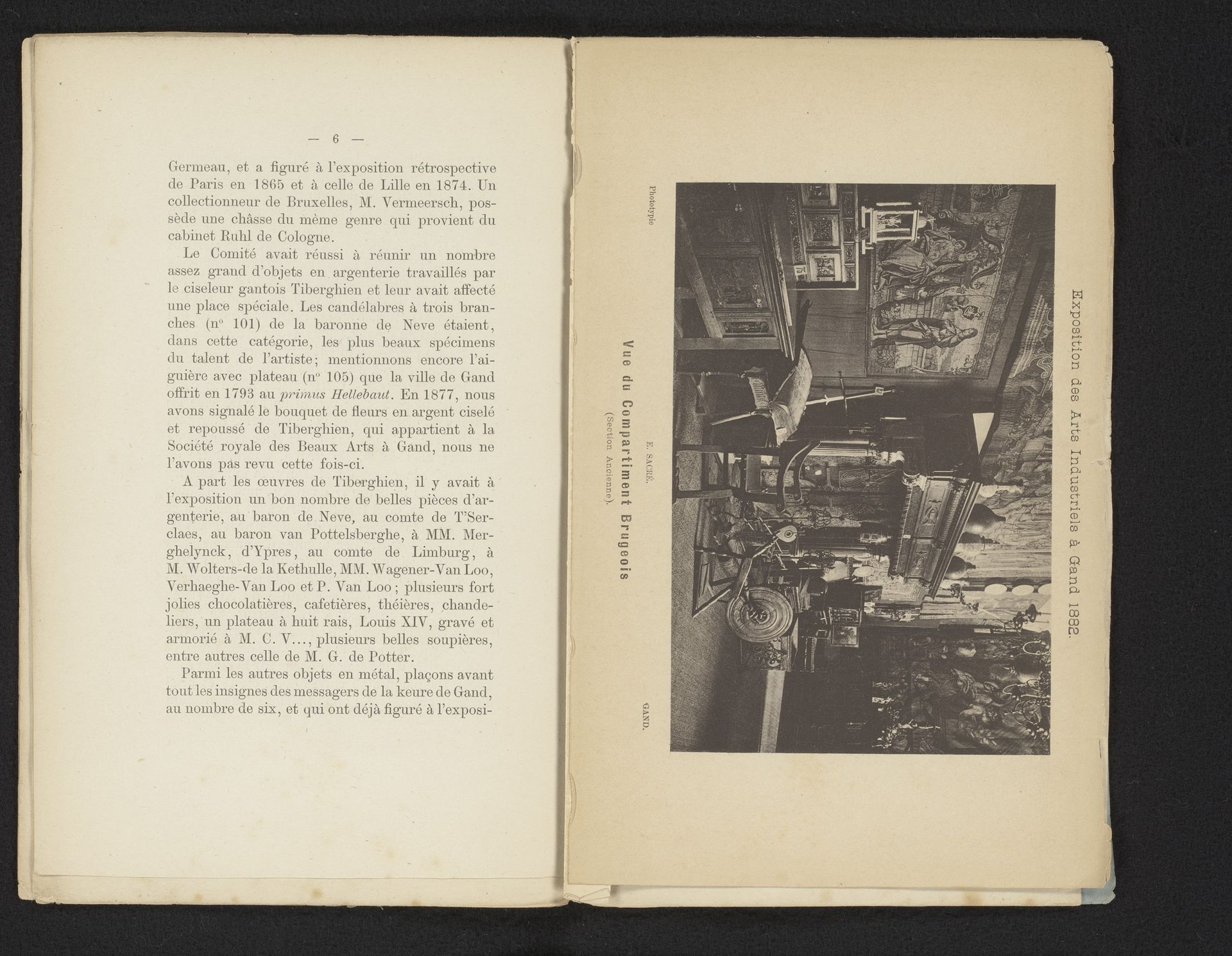 Interieur van het Brusselse deel van de Exposition des Arts Industriels by Anonymous