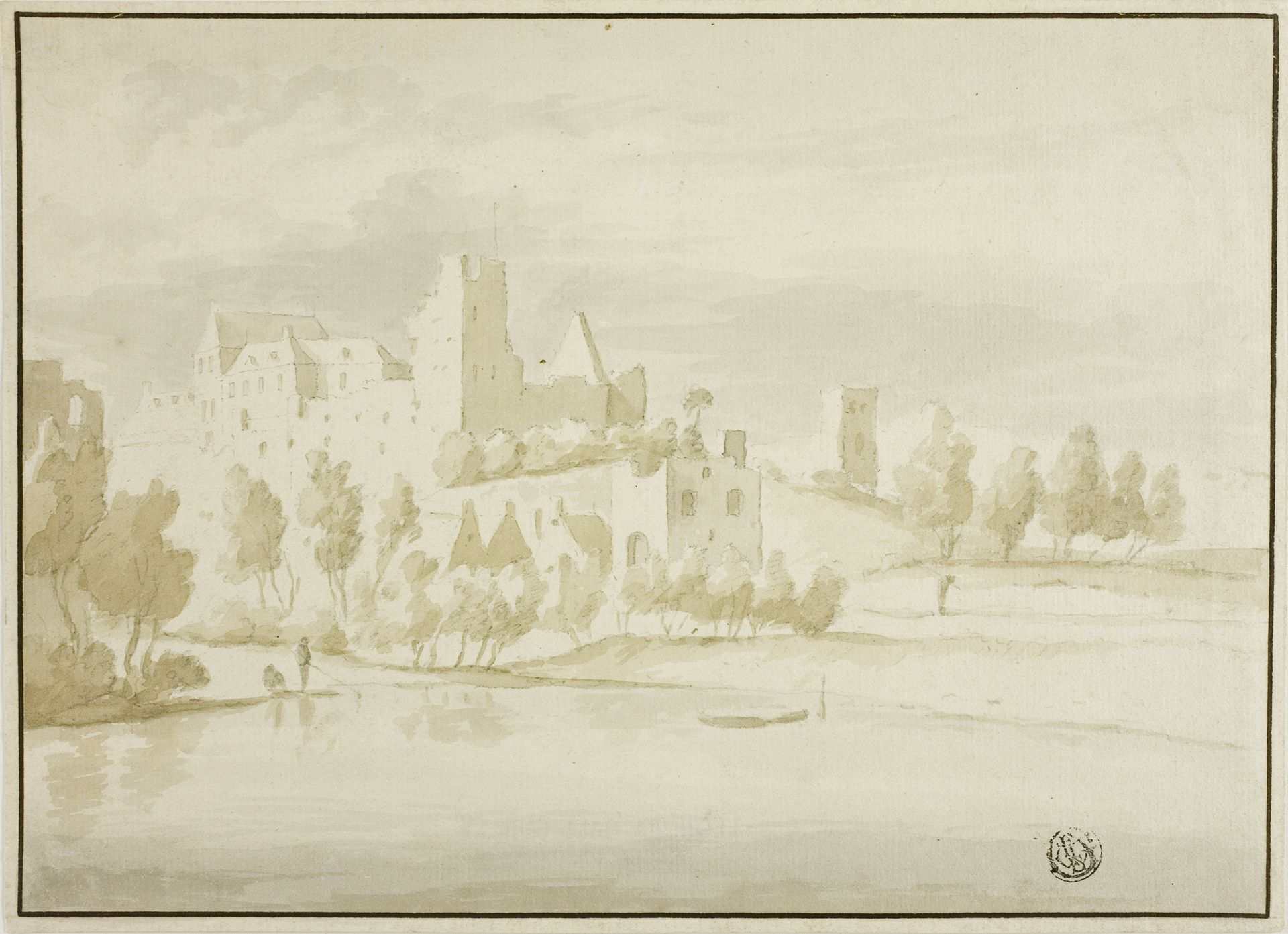 Castle Van Valkenburg by Anonymous