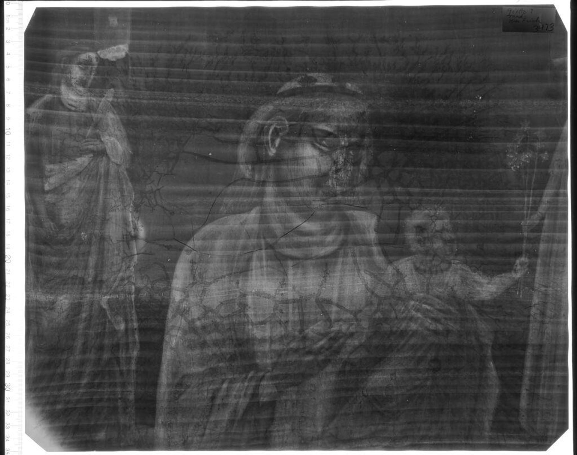 X-radiograph(s) of "Madonna and Scenes from Life of Christ" by Artist of original: School of Giotto di Bondone