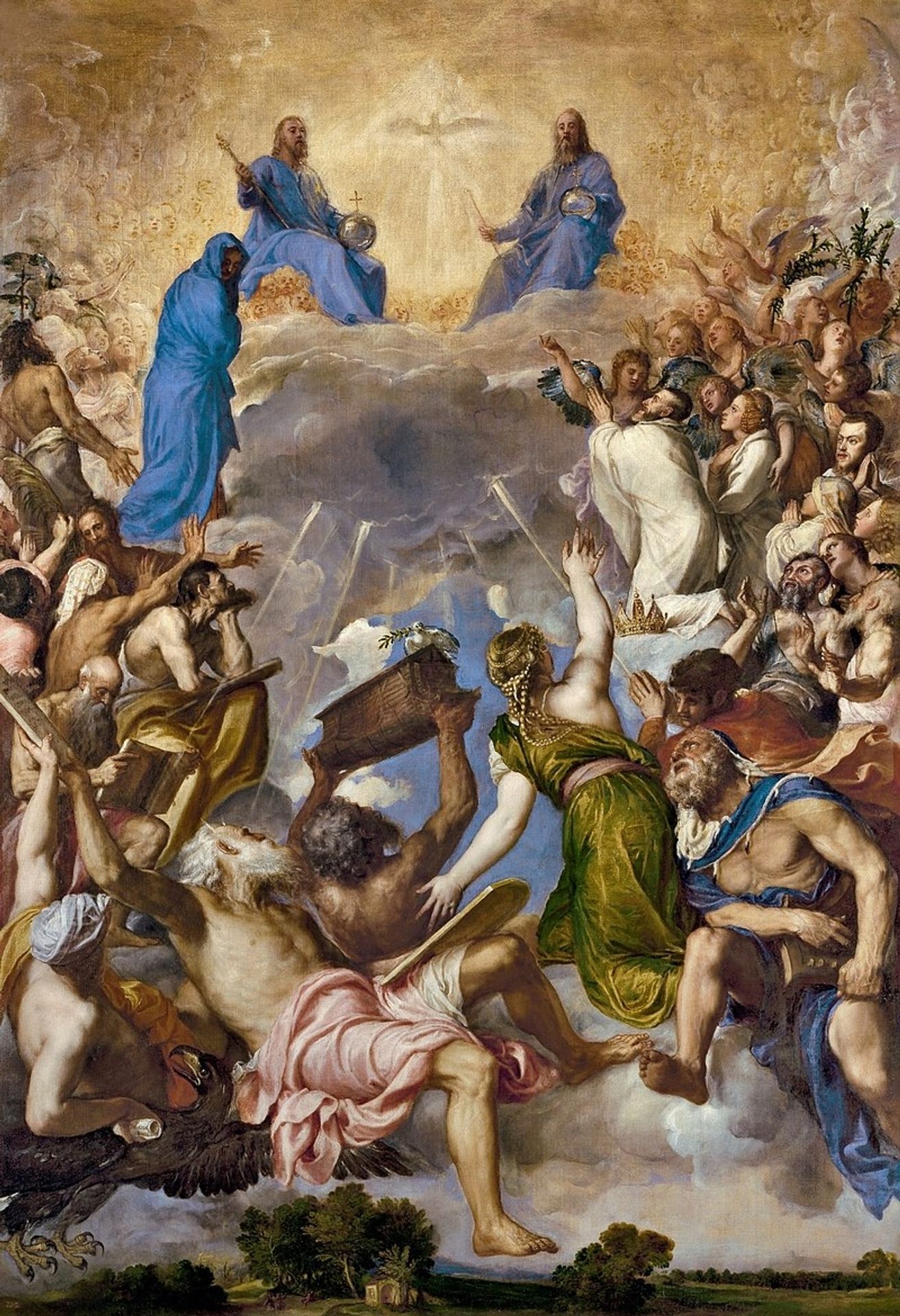 The Trinity in Glory by Titian