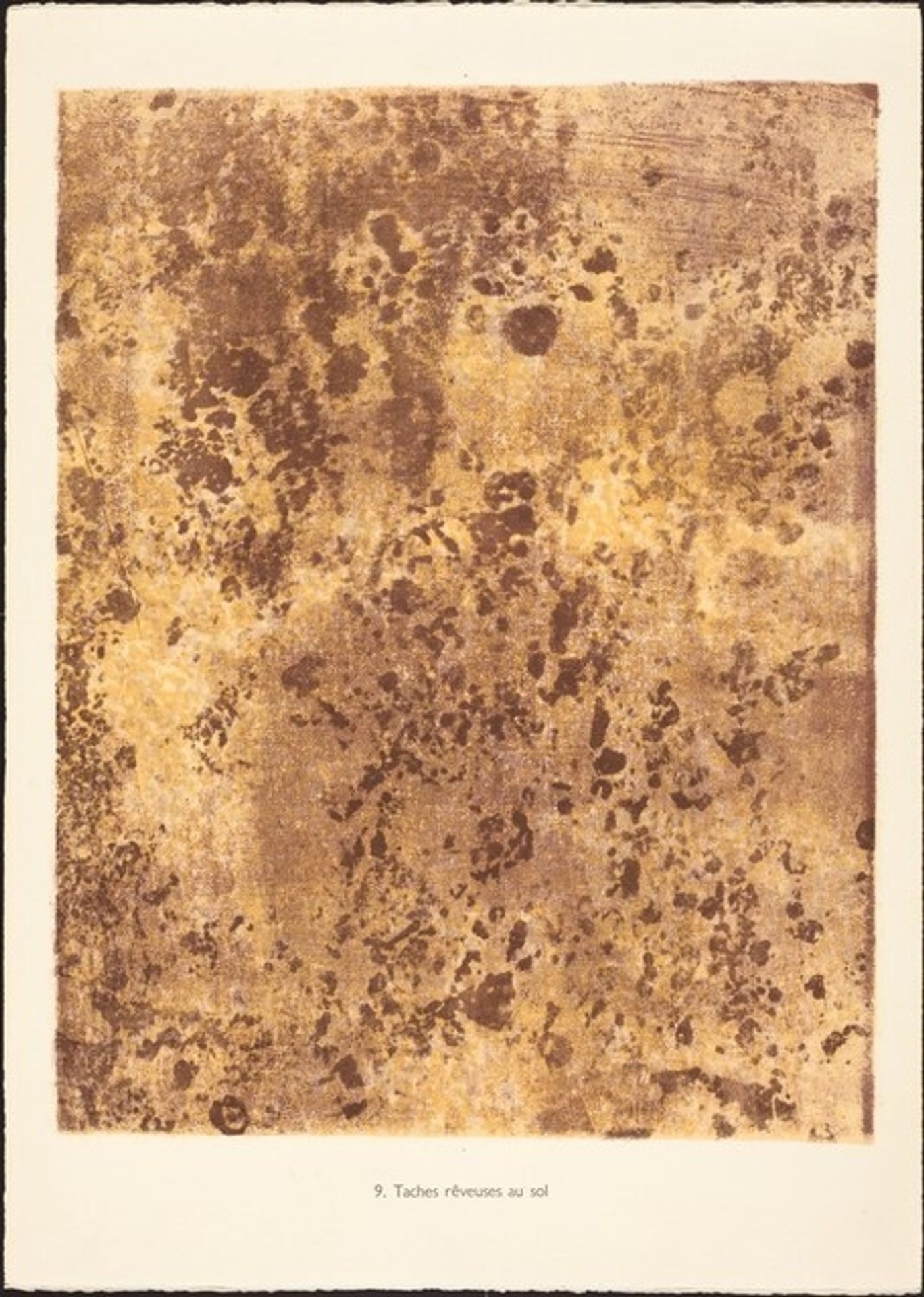 Taches reveuses au sol by Jean Dubuffet
