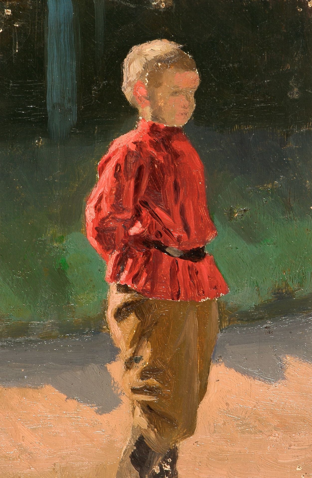 Study of boy by Nicholas Roerich