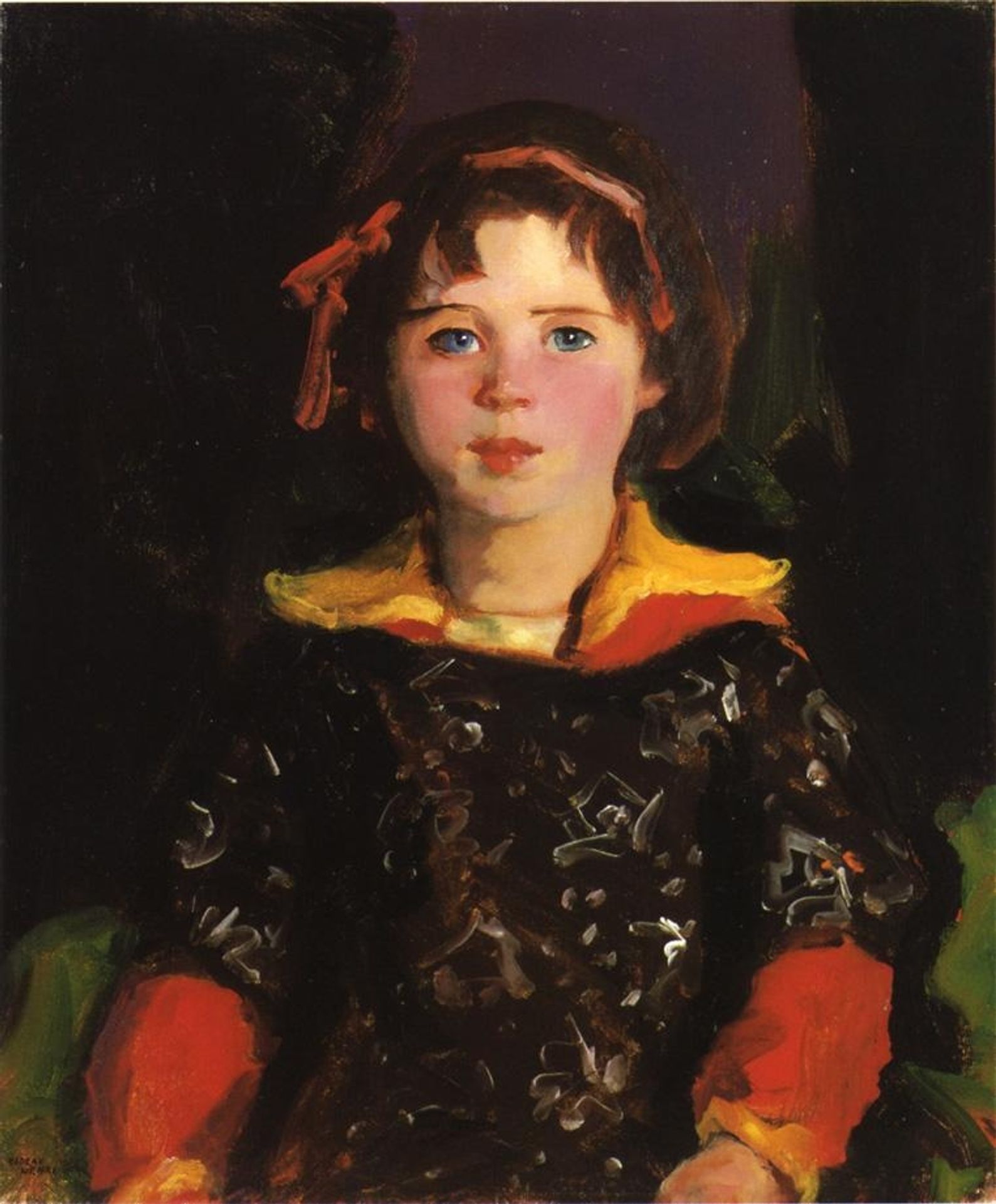Bridgie (also known as Girl with Chinese Dress) by Robert Henri