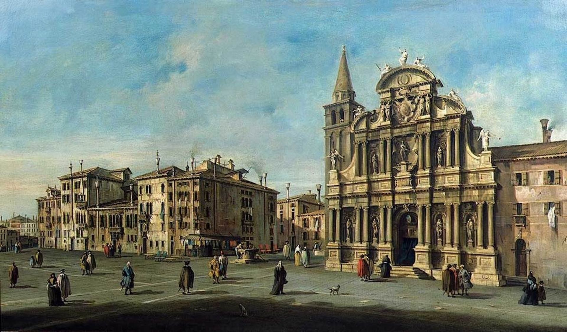 Church of Santa-Maria Zobenigo by Francesco Guardi
