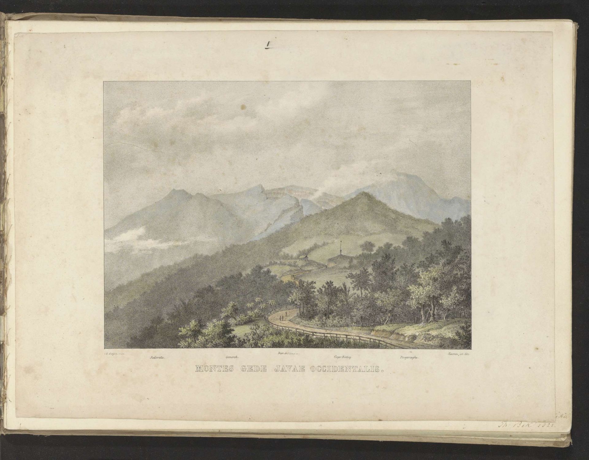 Gede, vulkaan op West-Java by A. Pagen