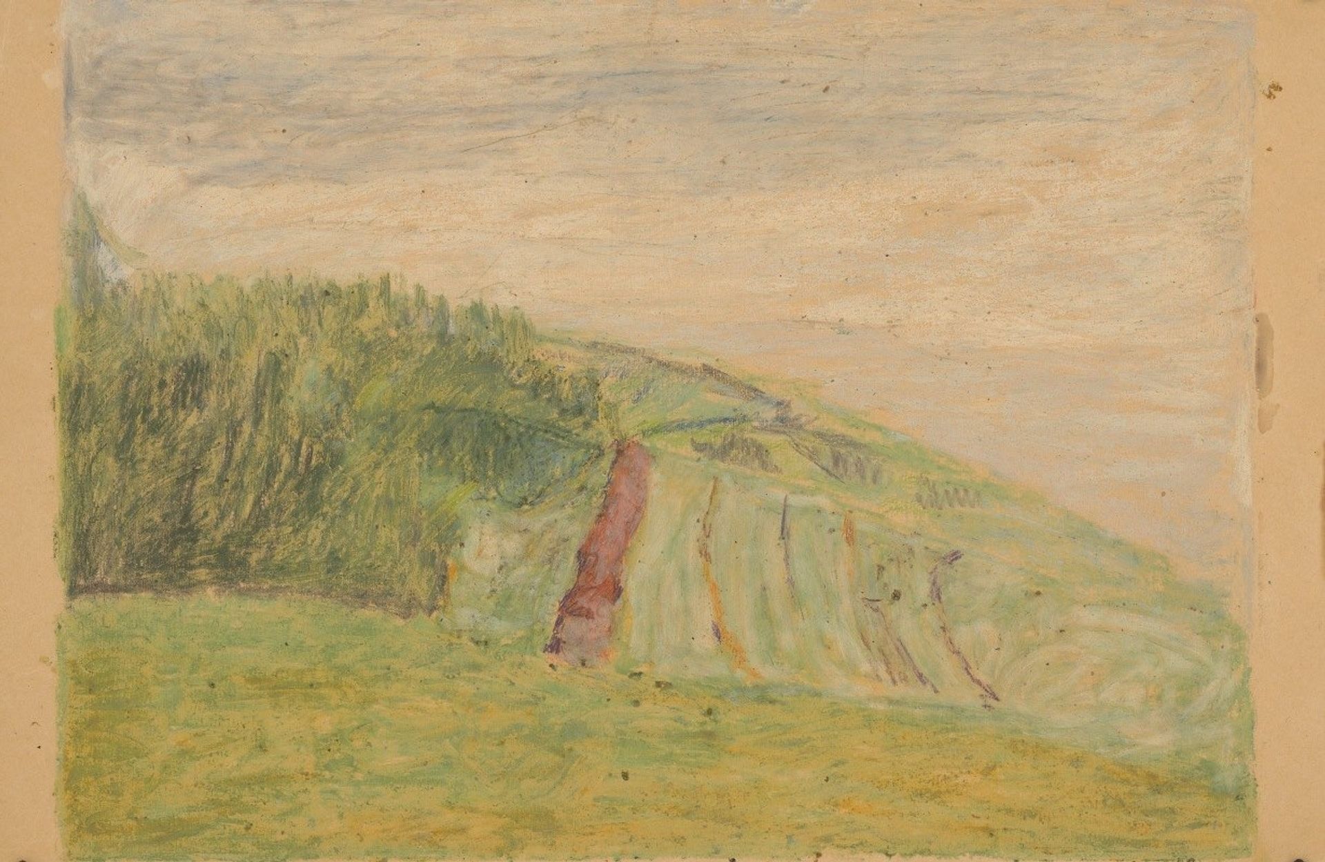 Study Of Spiš Landscape by Jozef Hanula