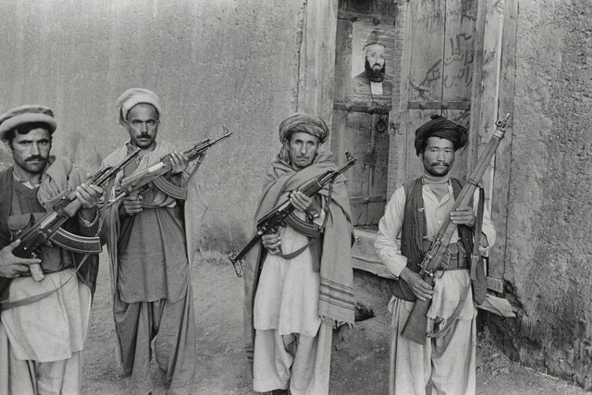 Mujahideen at Wageeza, Afghanistan by Ed Grazda