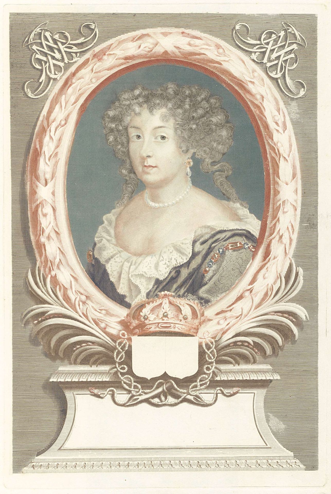 Portret van Maria Johanna Baptiste hertogin van Savoye by Anonymous