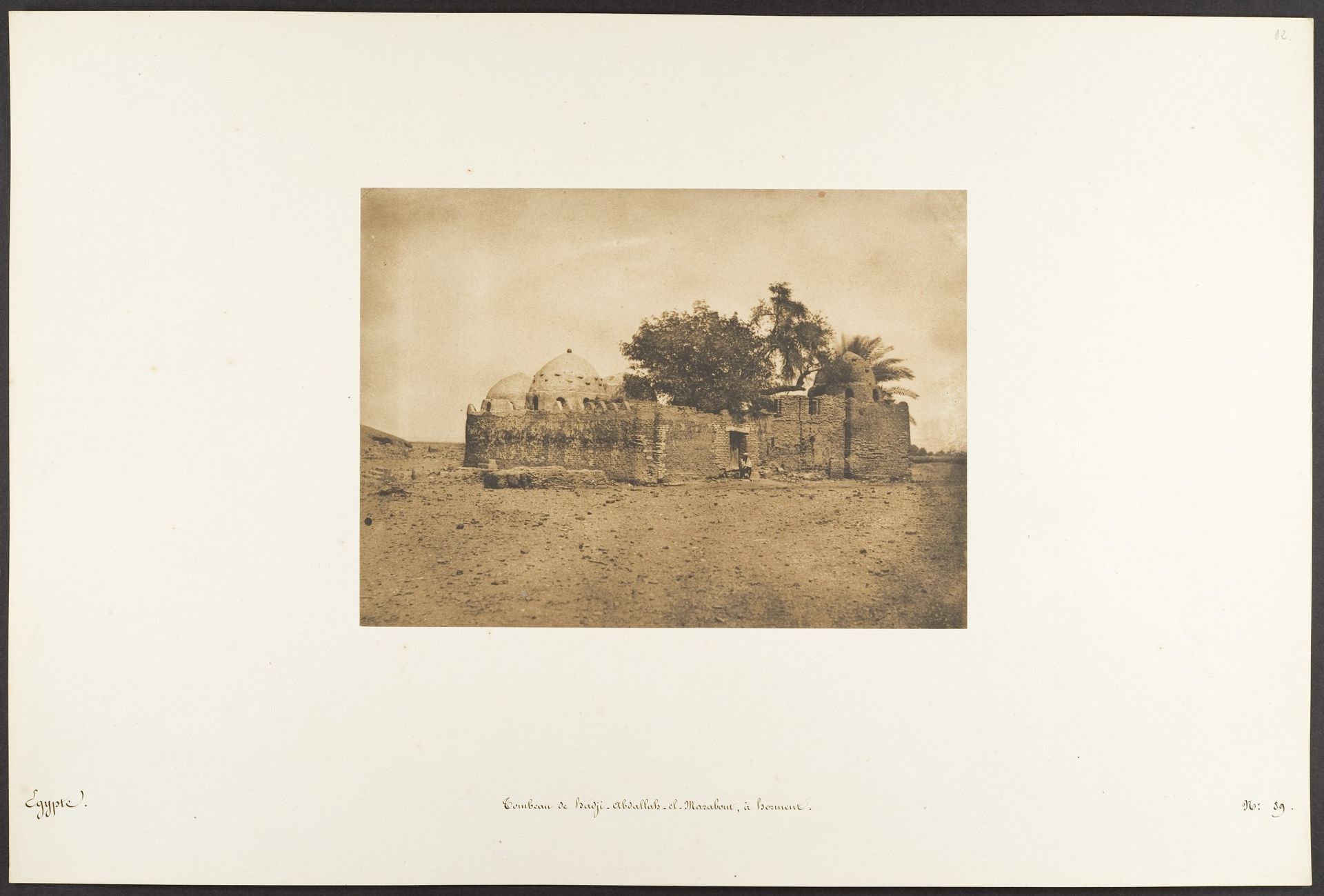 Tombeau de Hadji-Abdallah-el-Marabout, à Herment by Maxime Du Camp