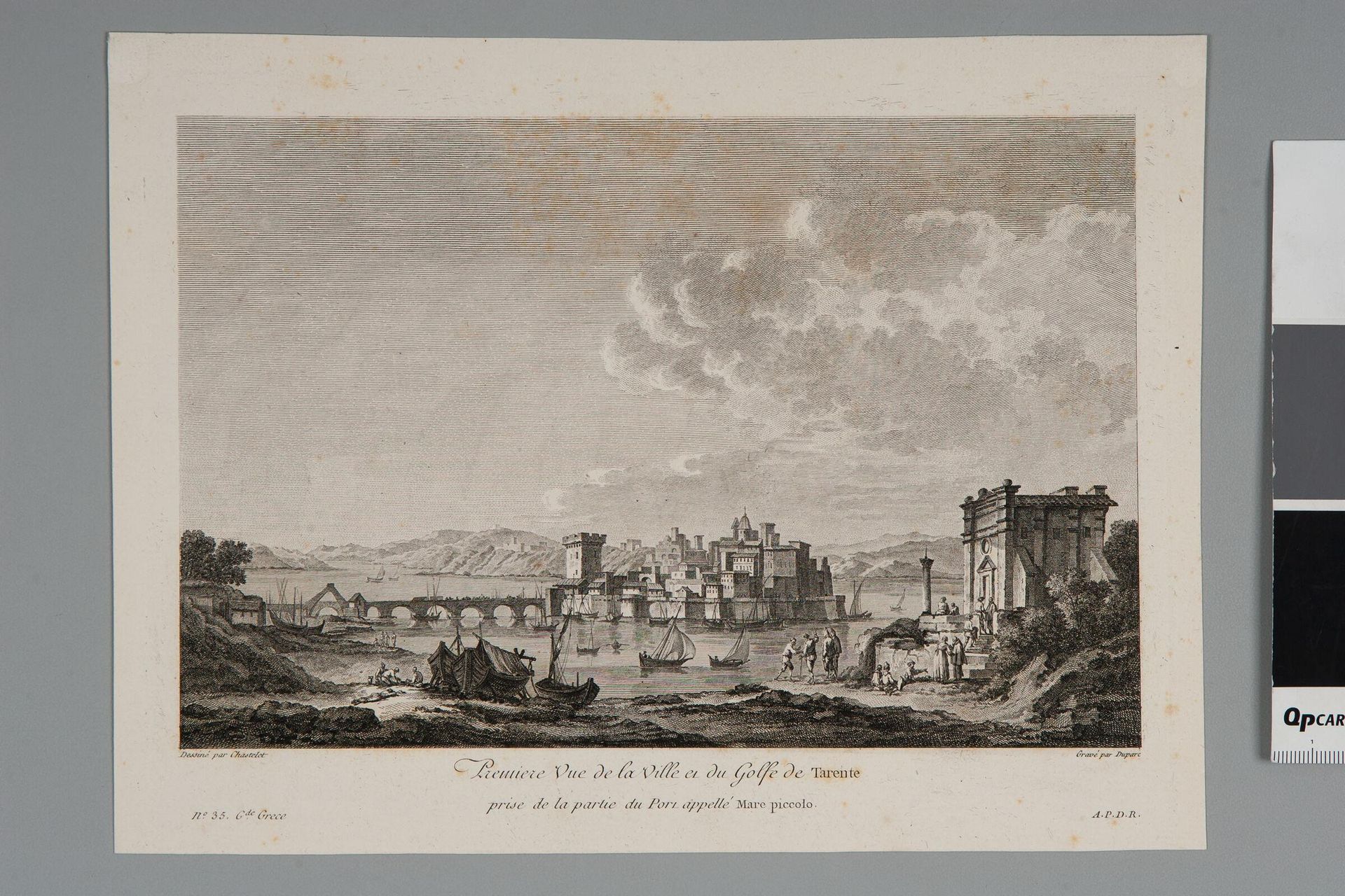Town and Gulf of Tarentum by Marie Alexandre Duparc