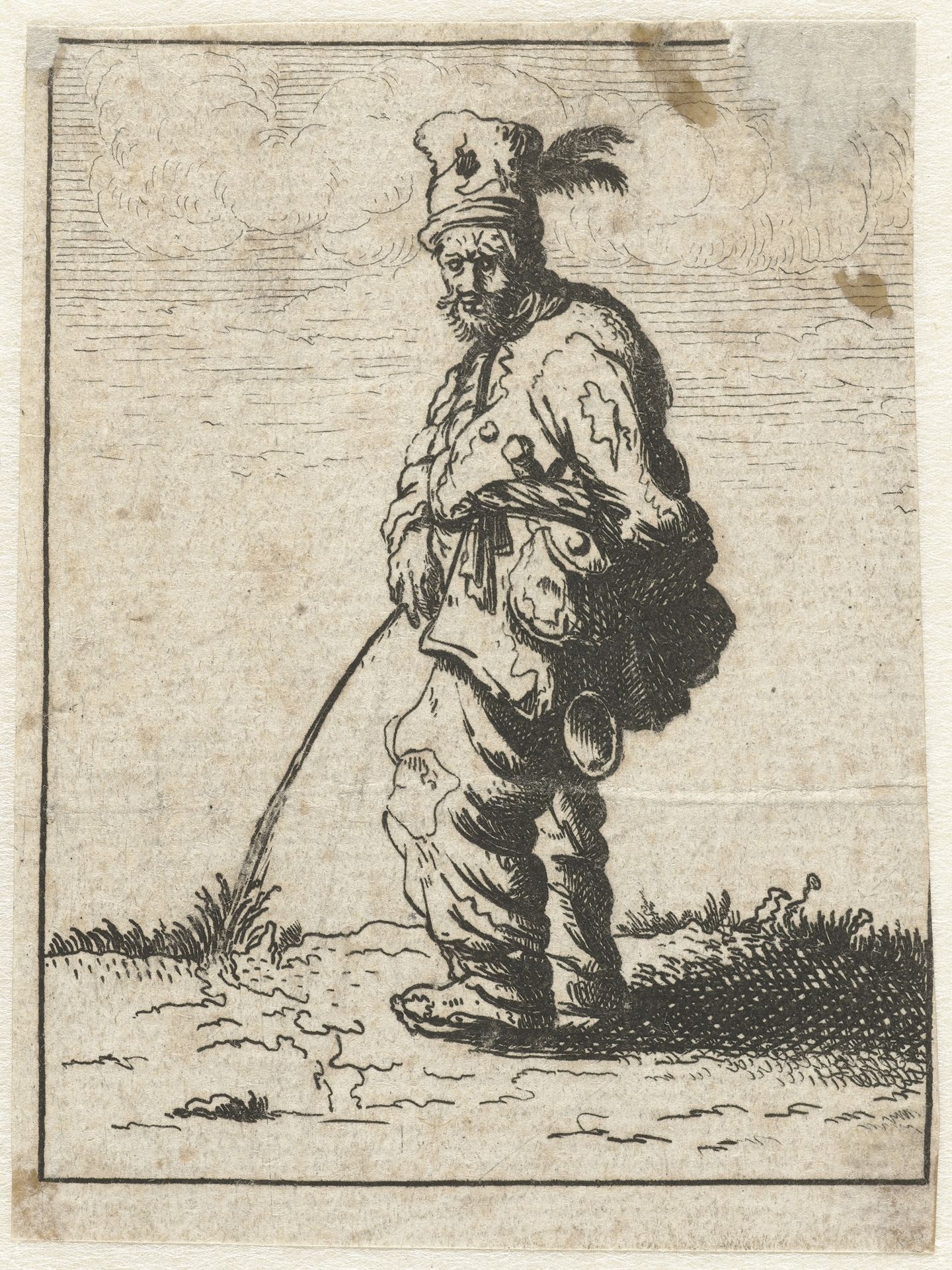 A man making water by Anonymous