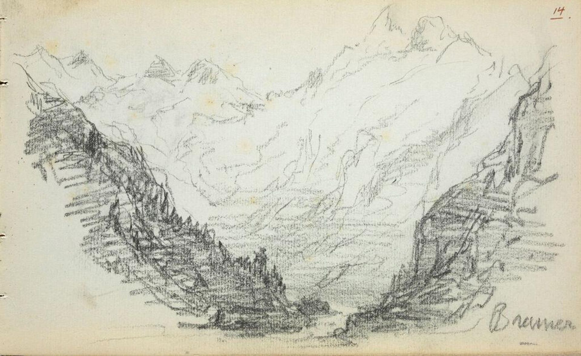 Mountain Landscape by John Singer Sargent