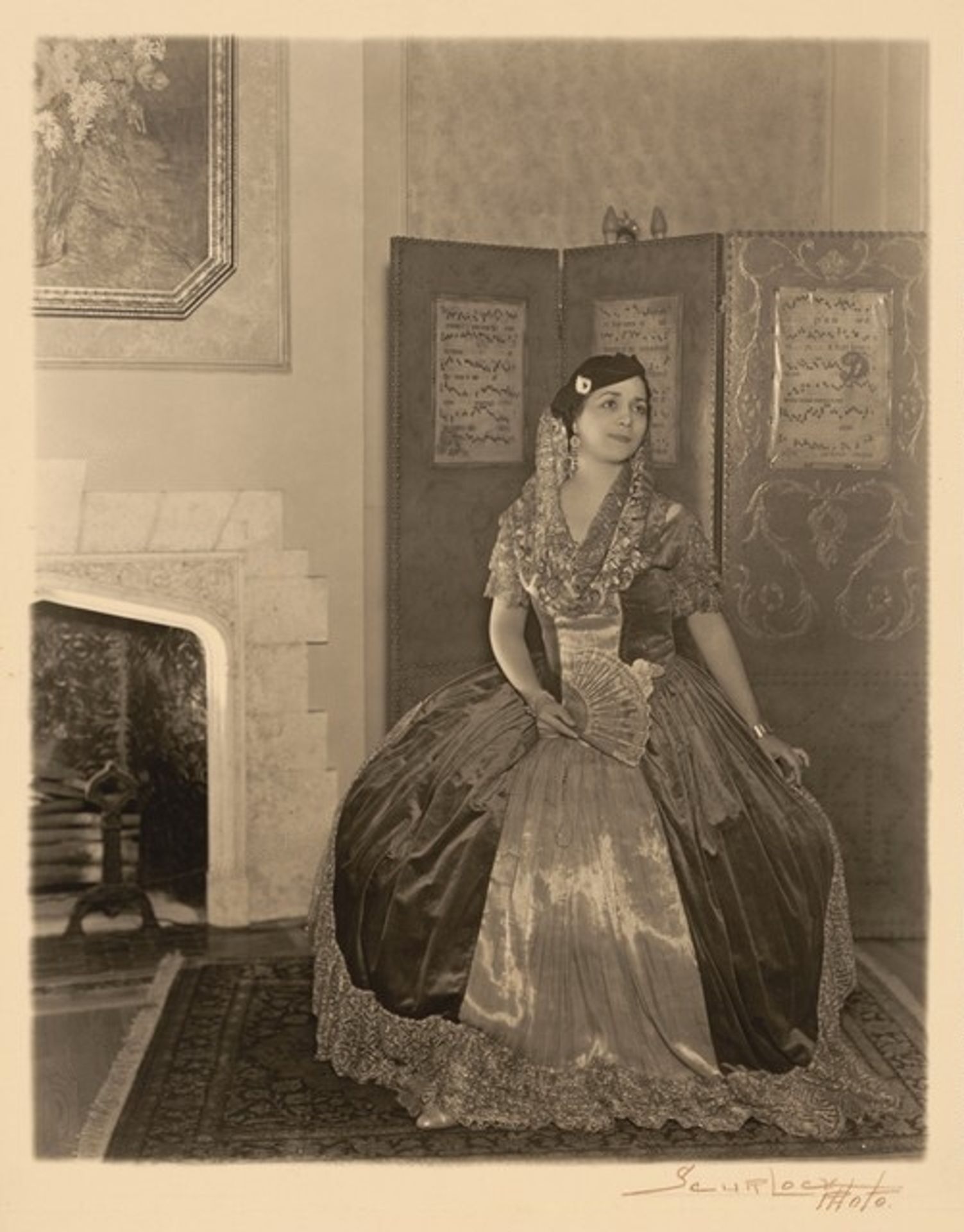 Portrait of Madame Evanti (Lillian Tibbs) by Addison Scurlock