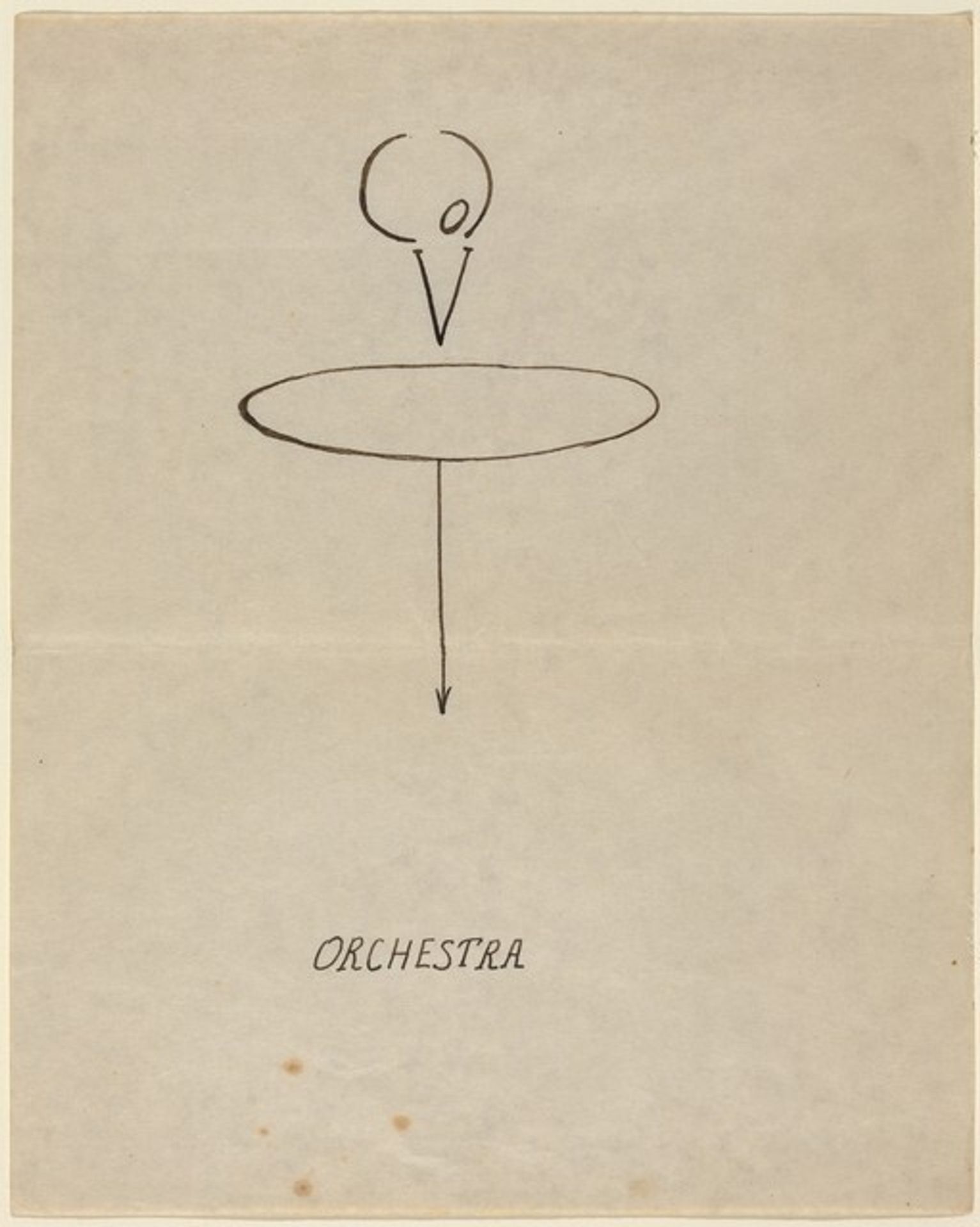 Orchestra by Francesco Cangiullo