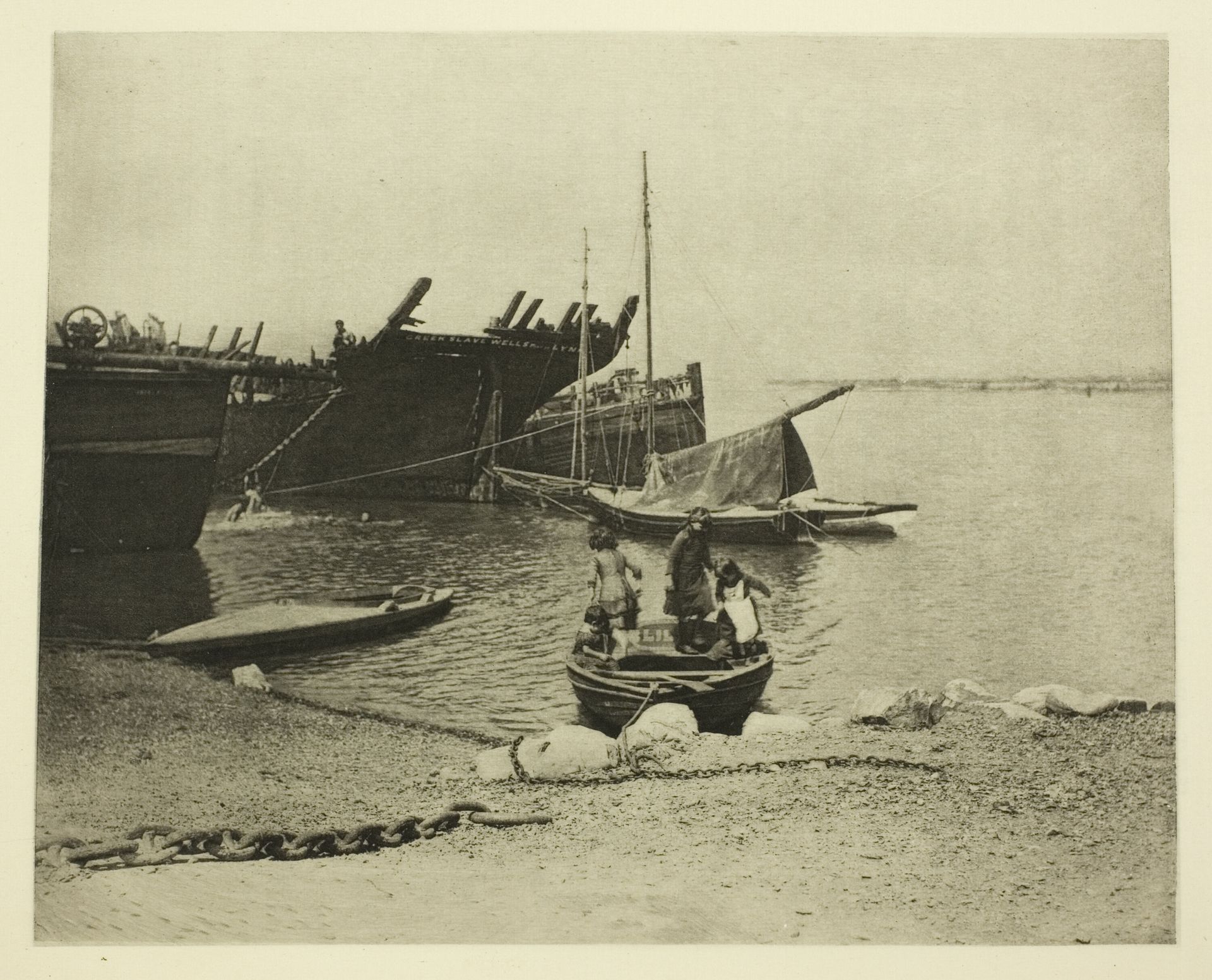 Old Hulks by Peter Henry Emerson