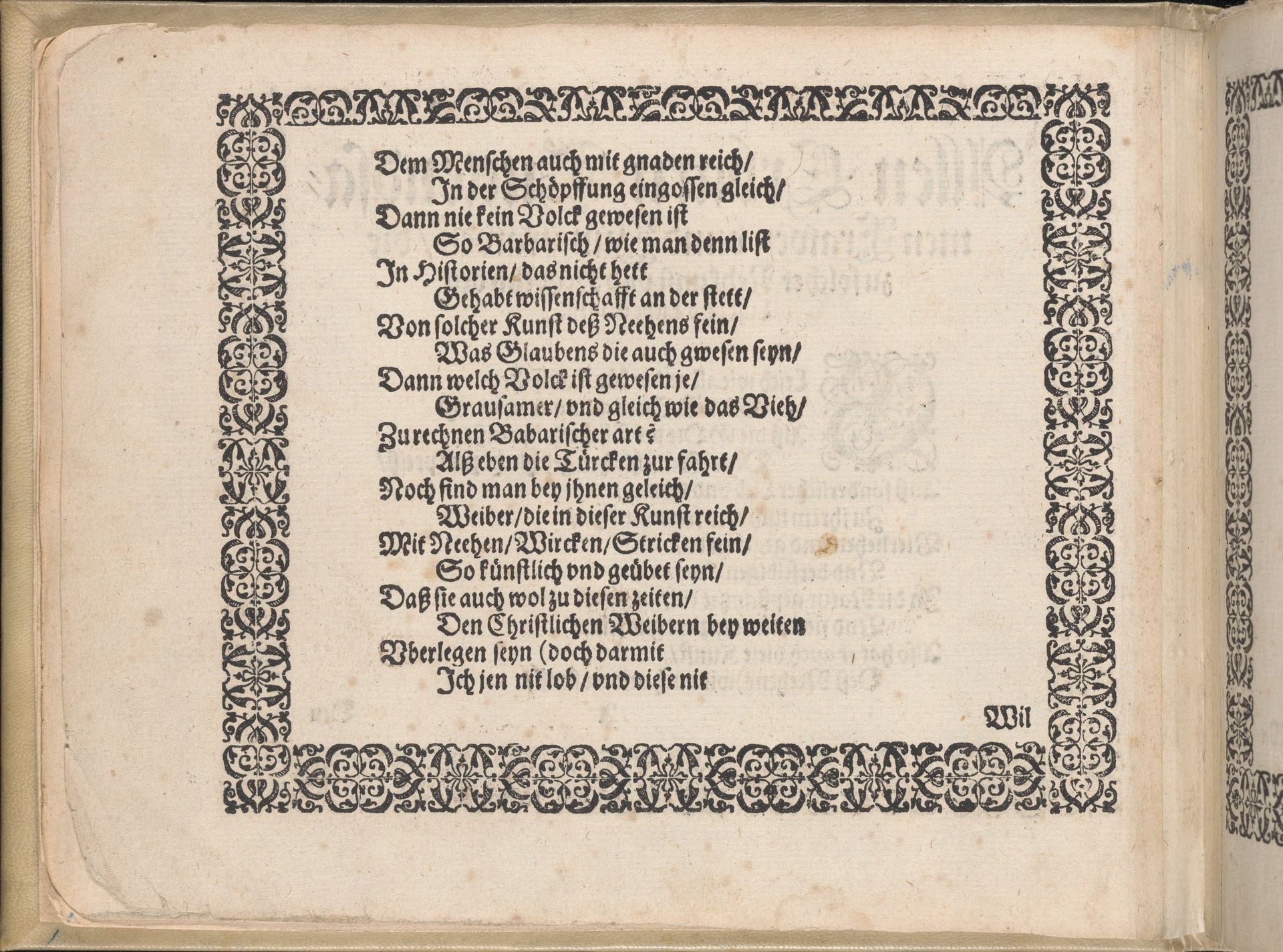 Schön Neues Modelbuch (Page 2 verso) by Johann Sibmacher