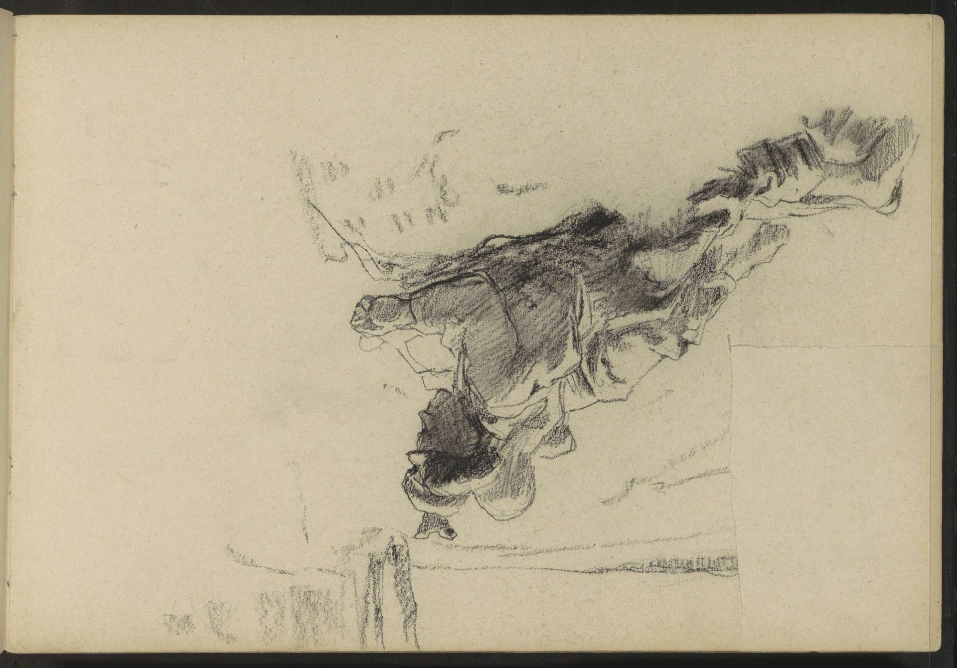 Landschap met twee liggende figuren by Willem Witsen