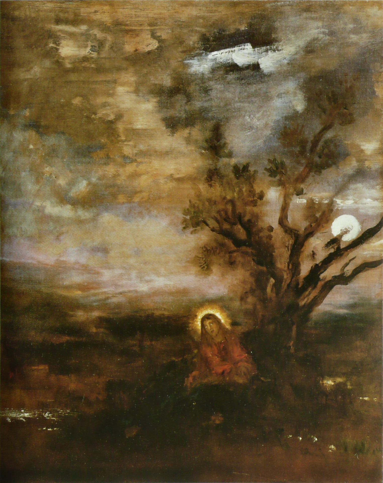 Christ in the Garden by Gustave Moreau