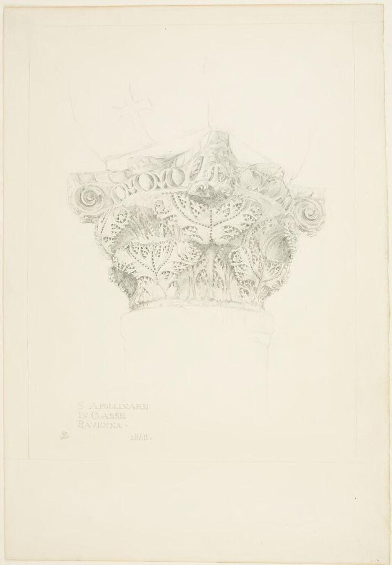 Capital from San Apollinare in Classe, Ravenna by Joseph Smith