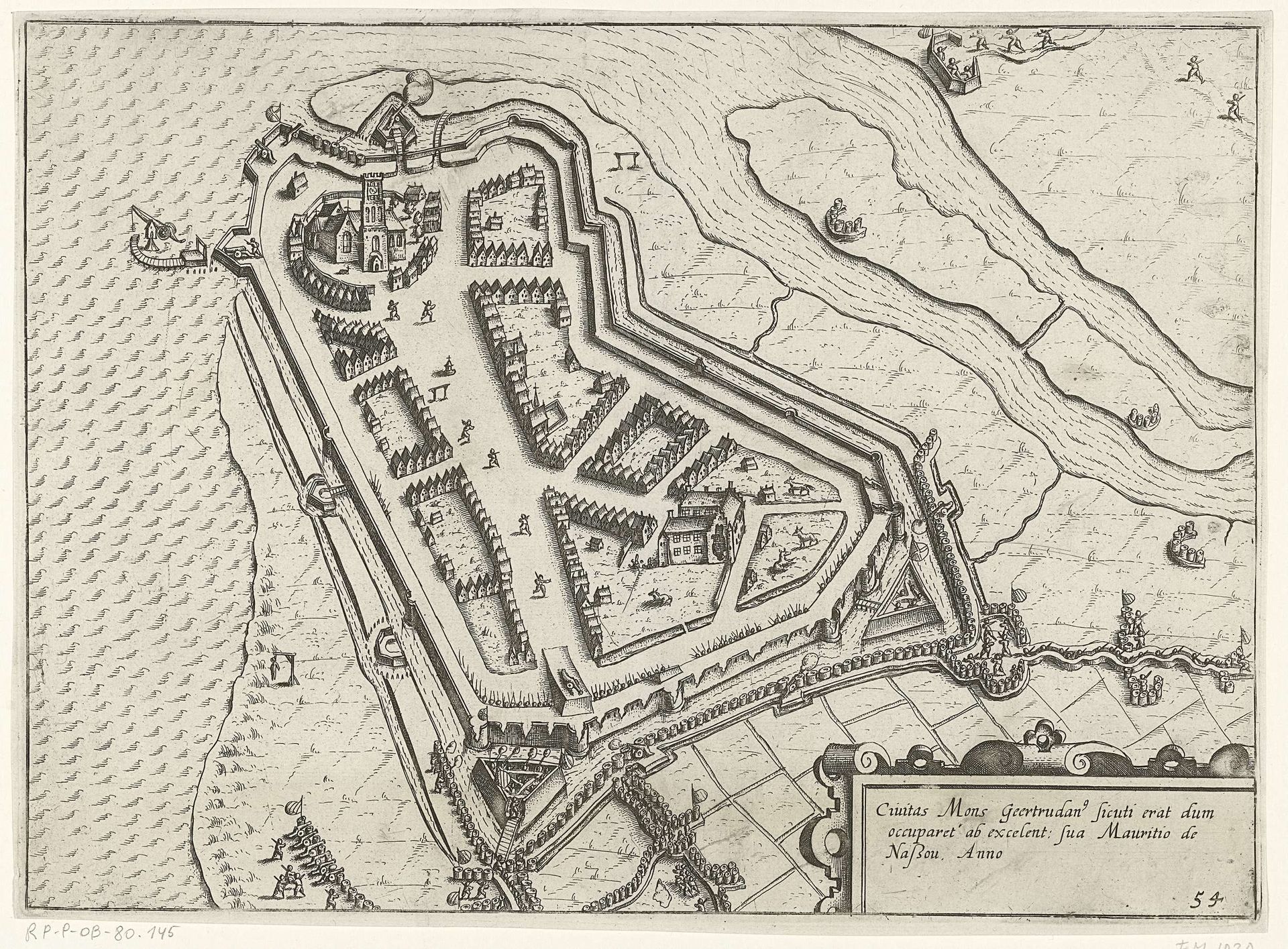 Beleg van Geertruidenberg, 1593 by Anonymous