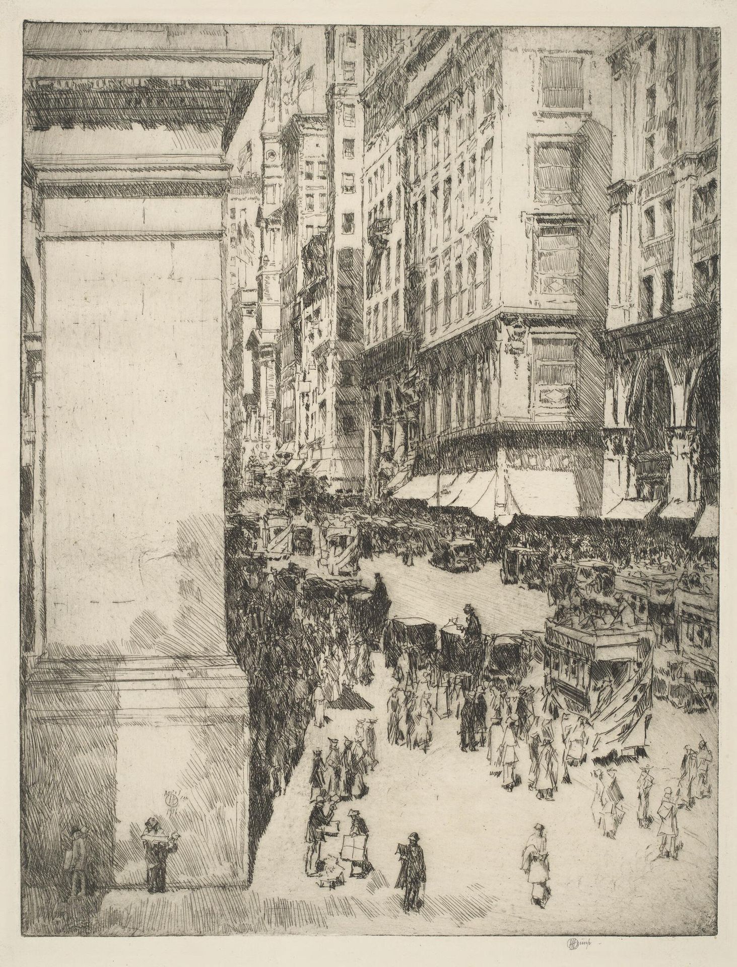 Fifth Avenue, Noon by Childe Hassam