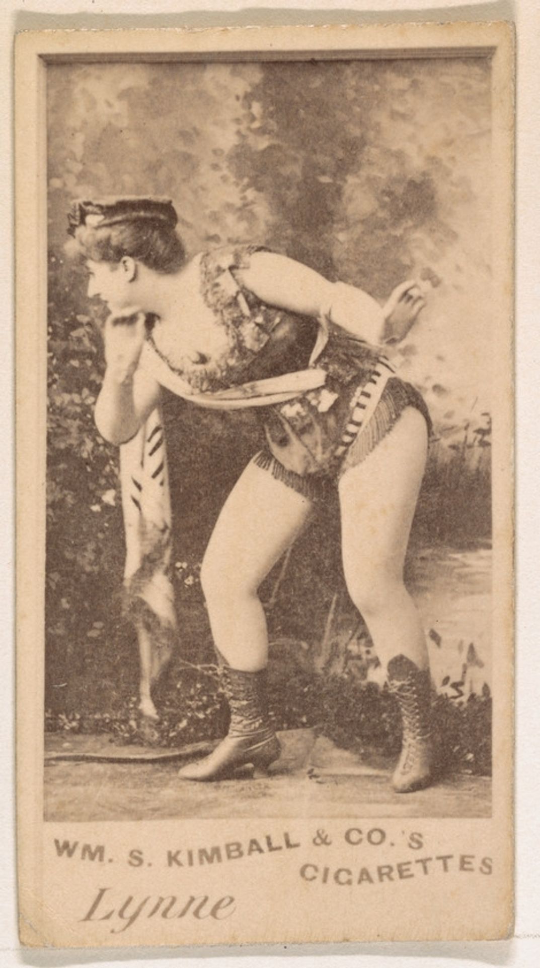 Miss Lynne, from the Actresses series (N203) issued by Wm. S. Kimball & Co. by William S. Kimball & Company