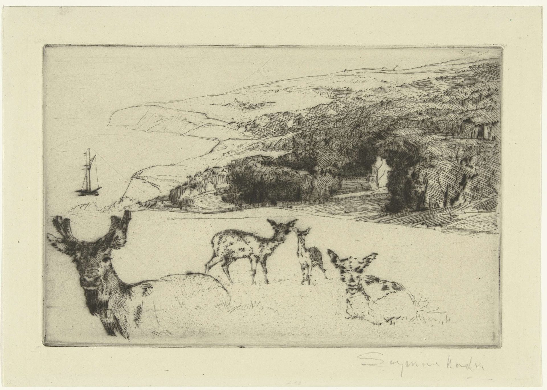 Newton Manor by Sir Francis Seymour Haden