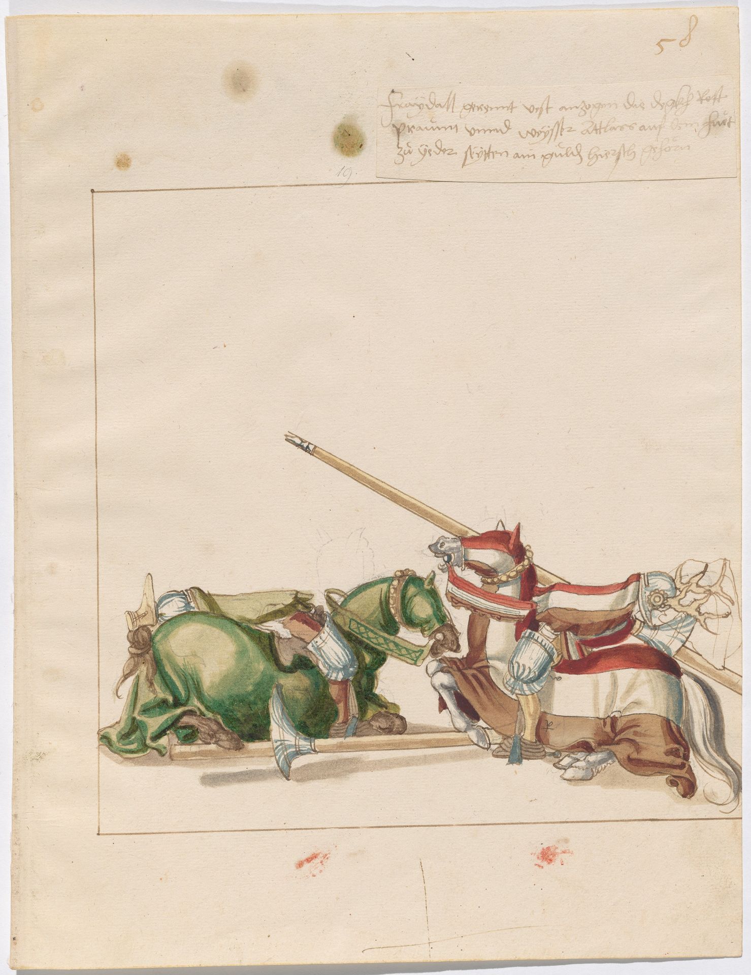 Mock Joust of War with Fixed Shields by Anonymous
