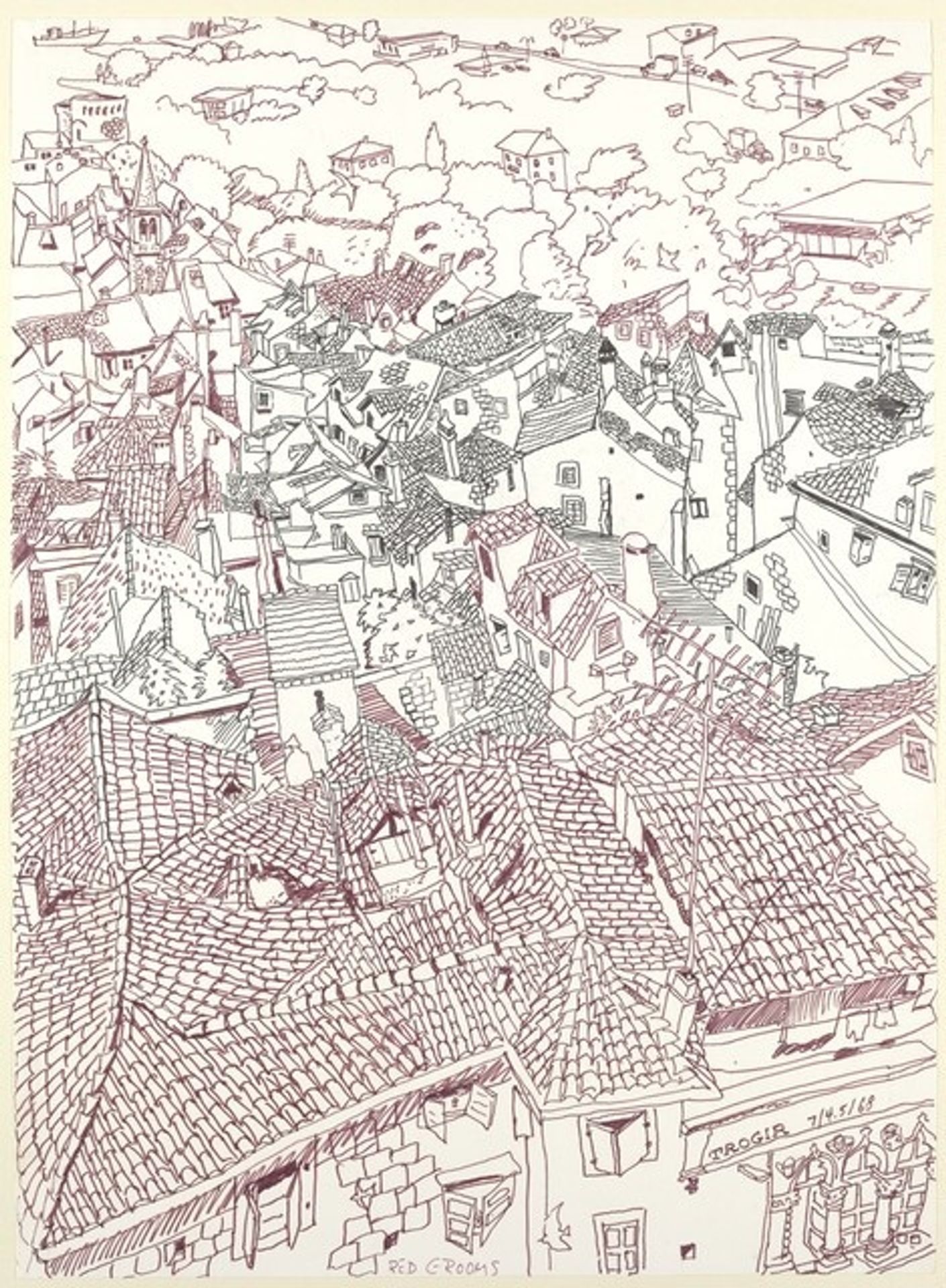 Trogir by Red Grooms