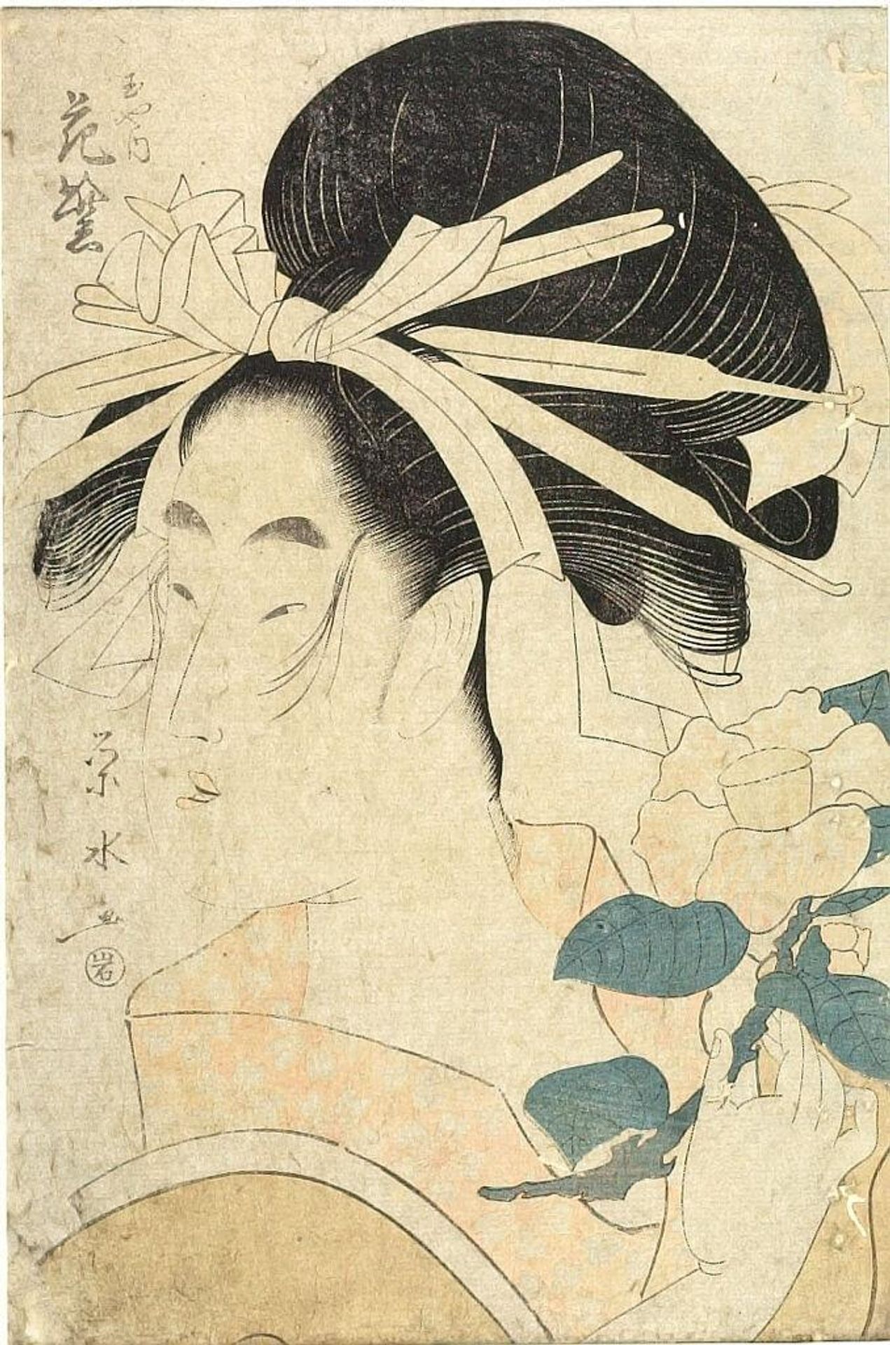 Hanamurasaki of the Tamaya by ChÅbunsai Eishi é³¥æææ ä¹?"Late Edo period