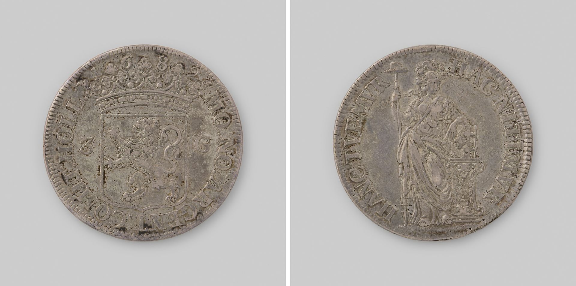 Hollandse provinciale drie gulden, 1682 by Provincie Holland
