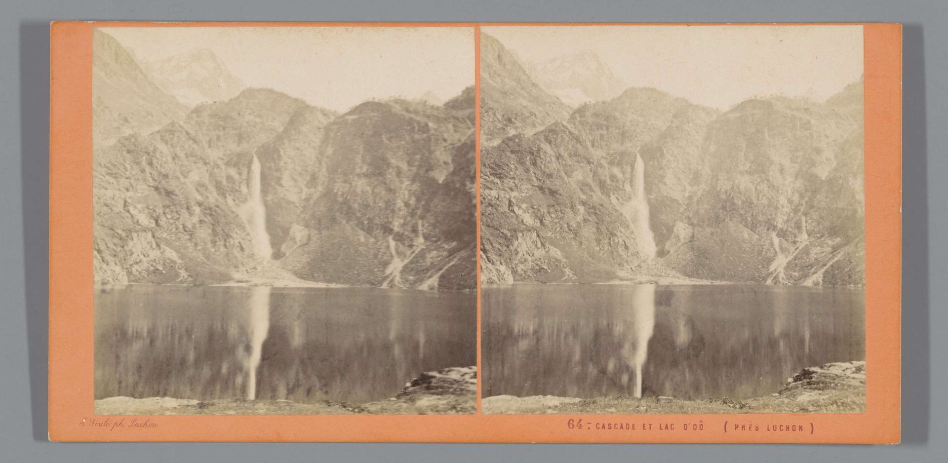 Gezicht op het Lac d'Oô by E. Soule