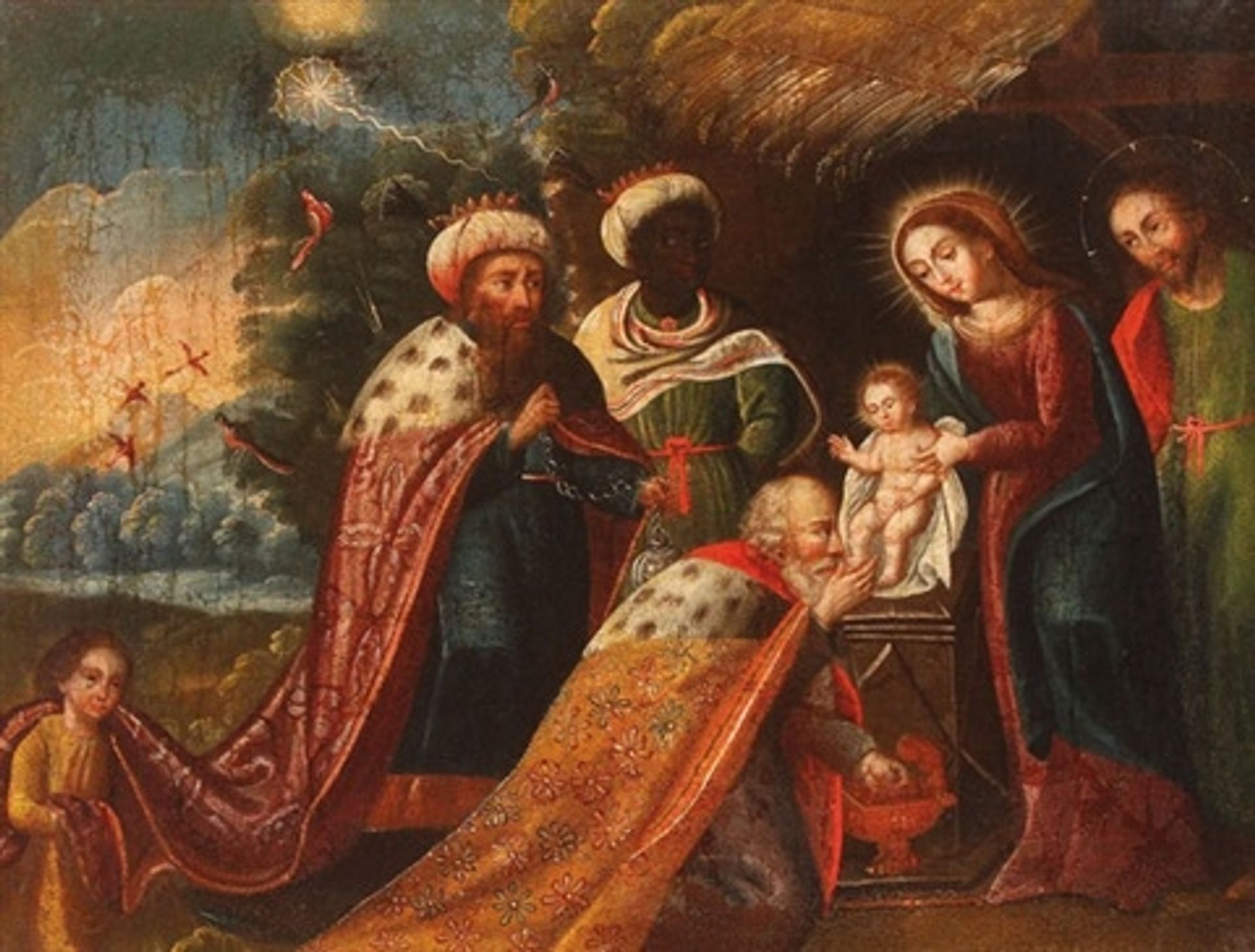Adoration of the Magi by Marcos Zapata