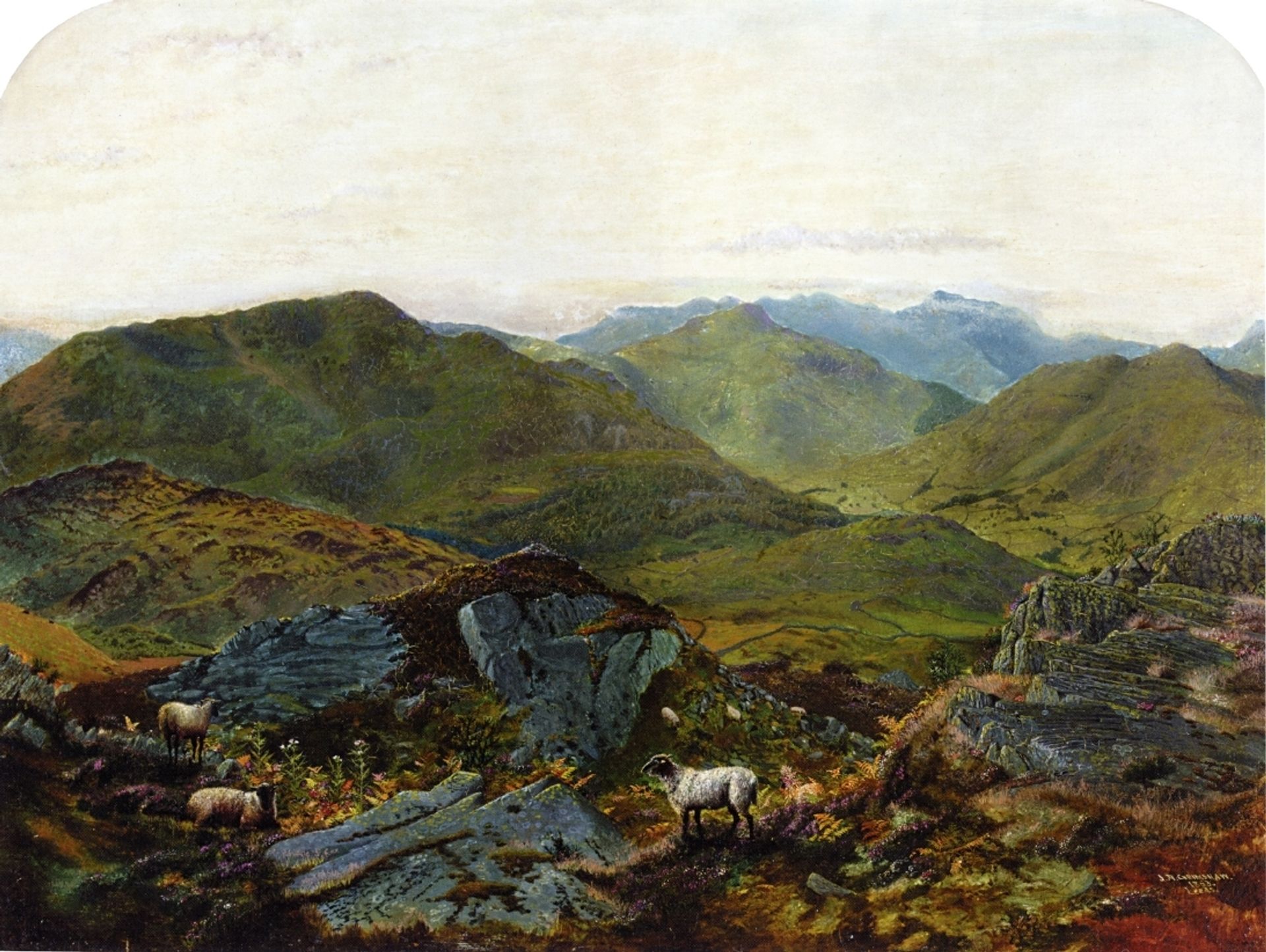 Landscape in the Lake District by John Atkinson Grimshaw